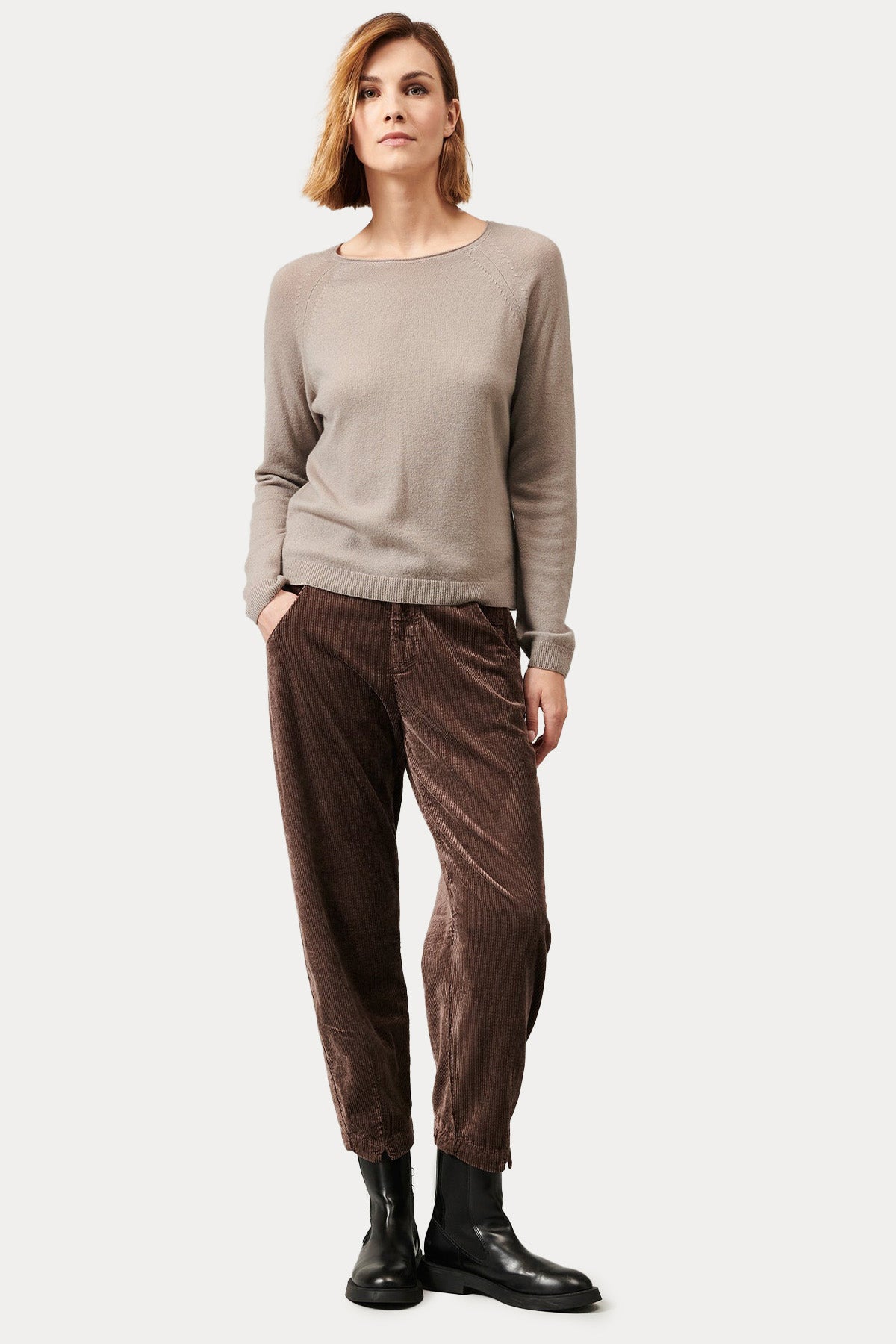 Transit Kaşmir İnce Örgü Yün Triko