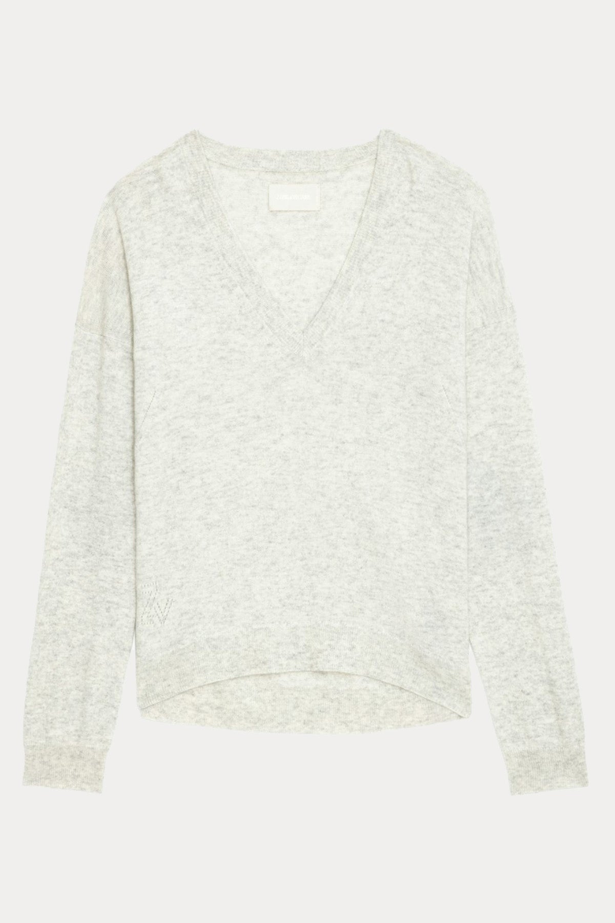 Zadig & Voltaire V Yaka İnce Örgü Kaşmir Triko