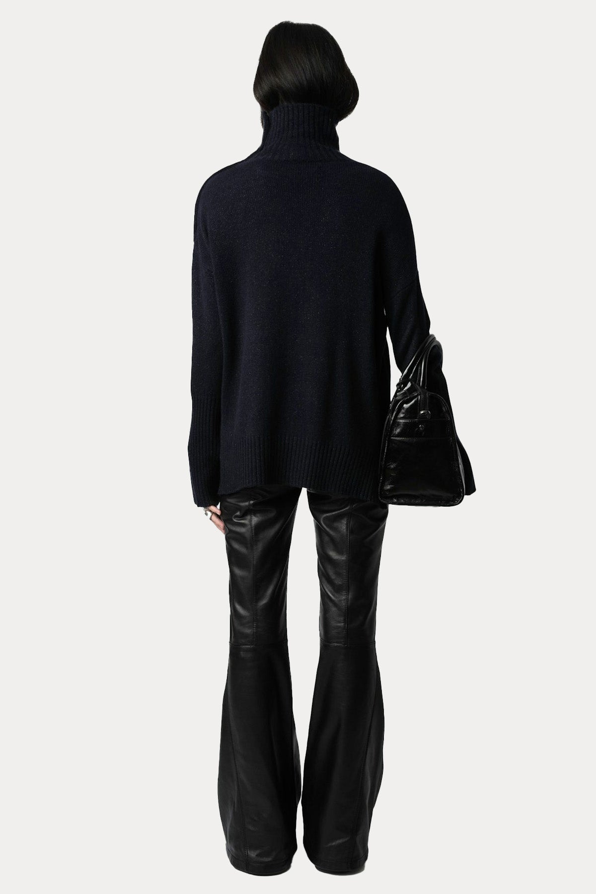 Zadig & Voltaire Geniş Kesim Balıkçı Yaka Örgü Kaşmir Triko