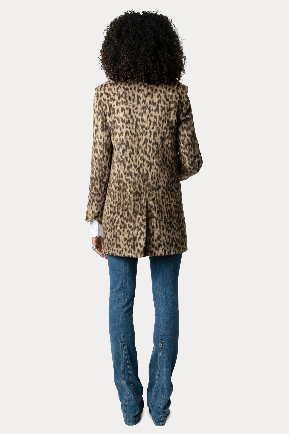 Zadig & Voltaire Leopar Desenli Blazer Ceket