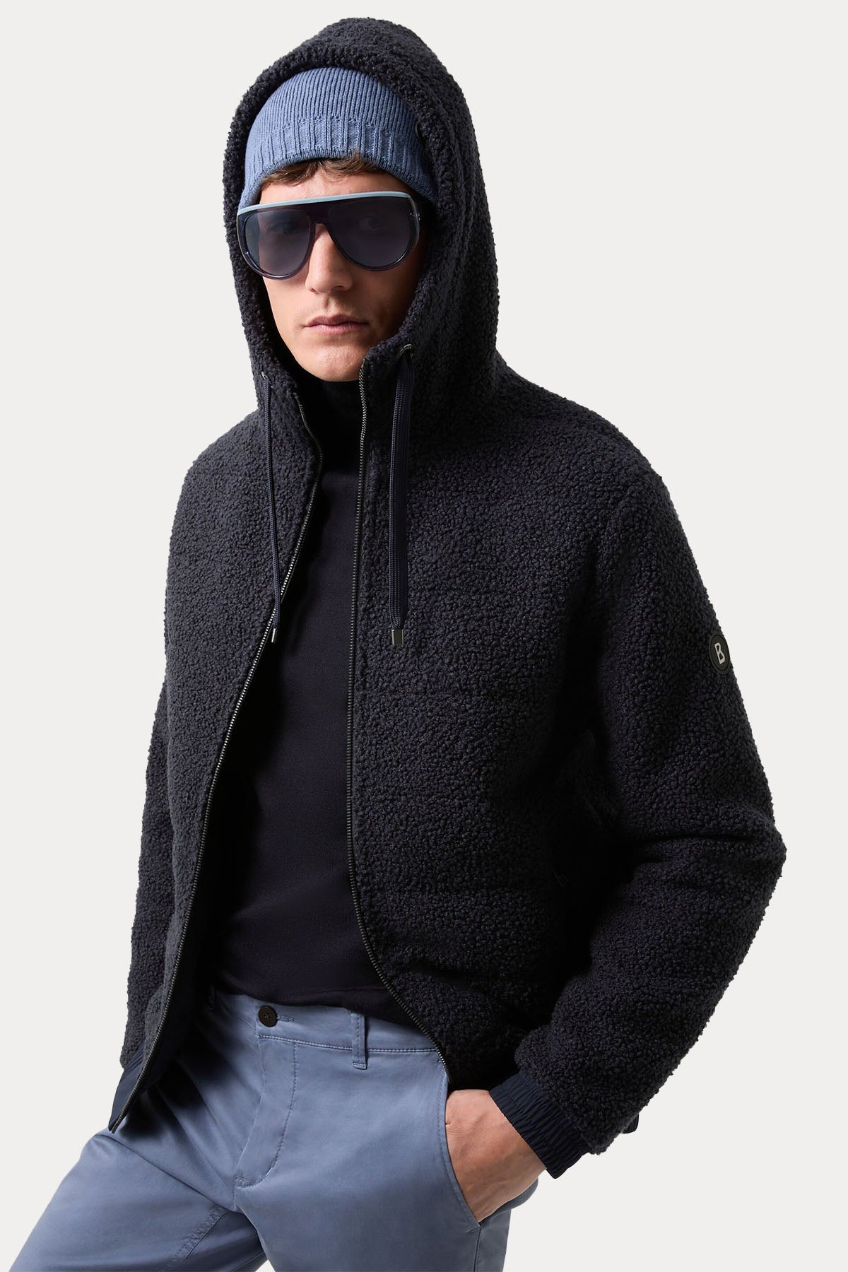 Bogner Ethan Loose Fit Kapüşonlu Polar Ceket-Ceket-Libas