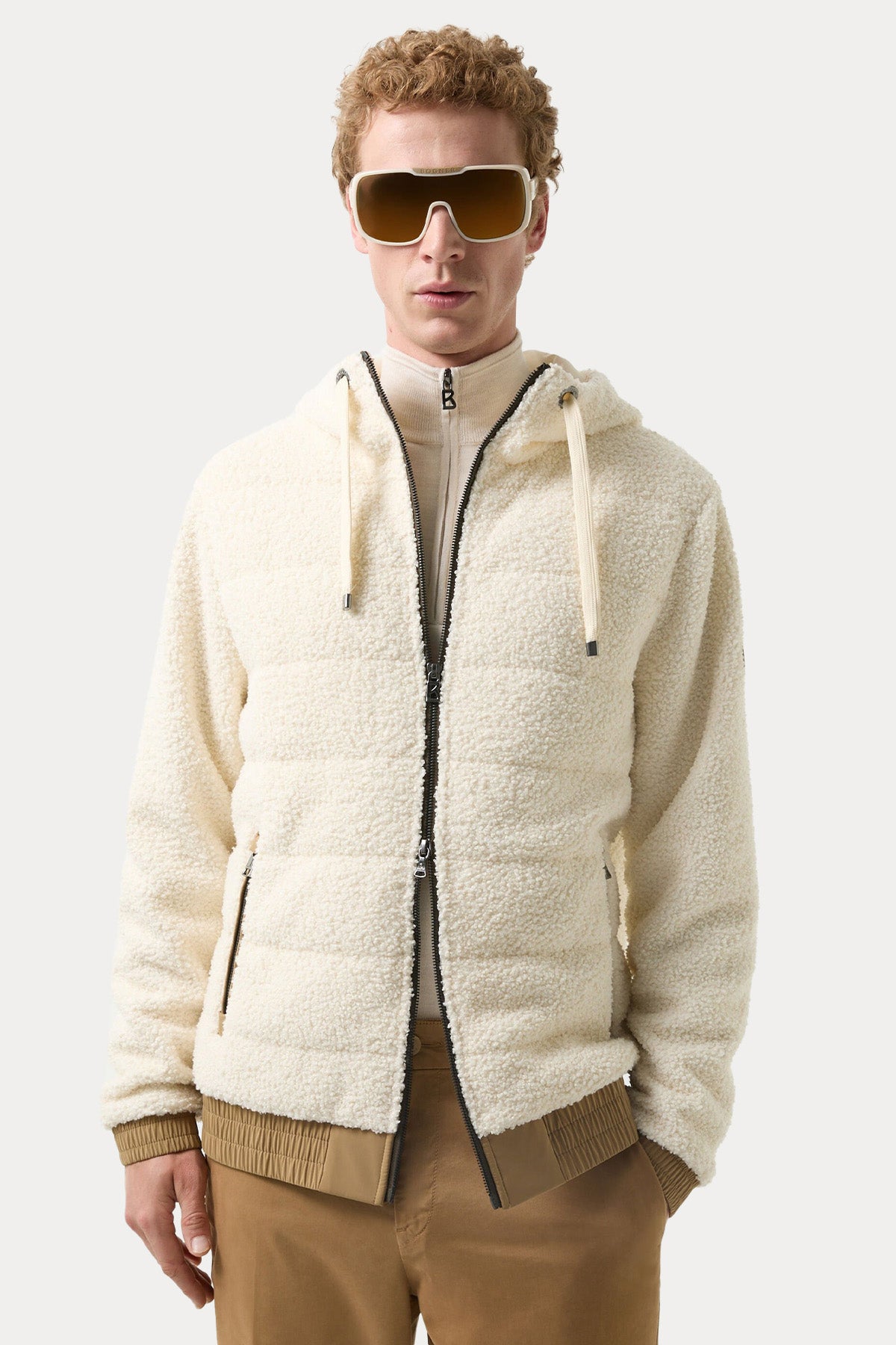 Bogner Ethan Loose Fit Kapüşonlu Polar Ceket-Ceket-Libas