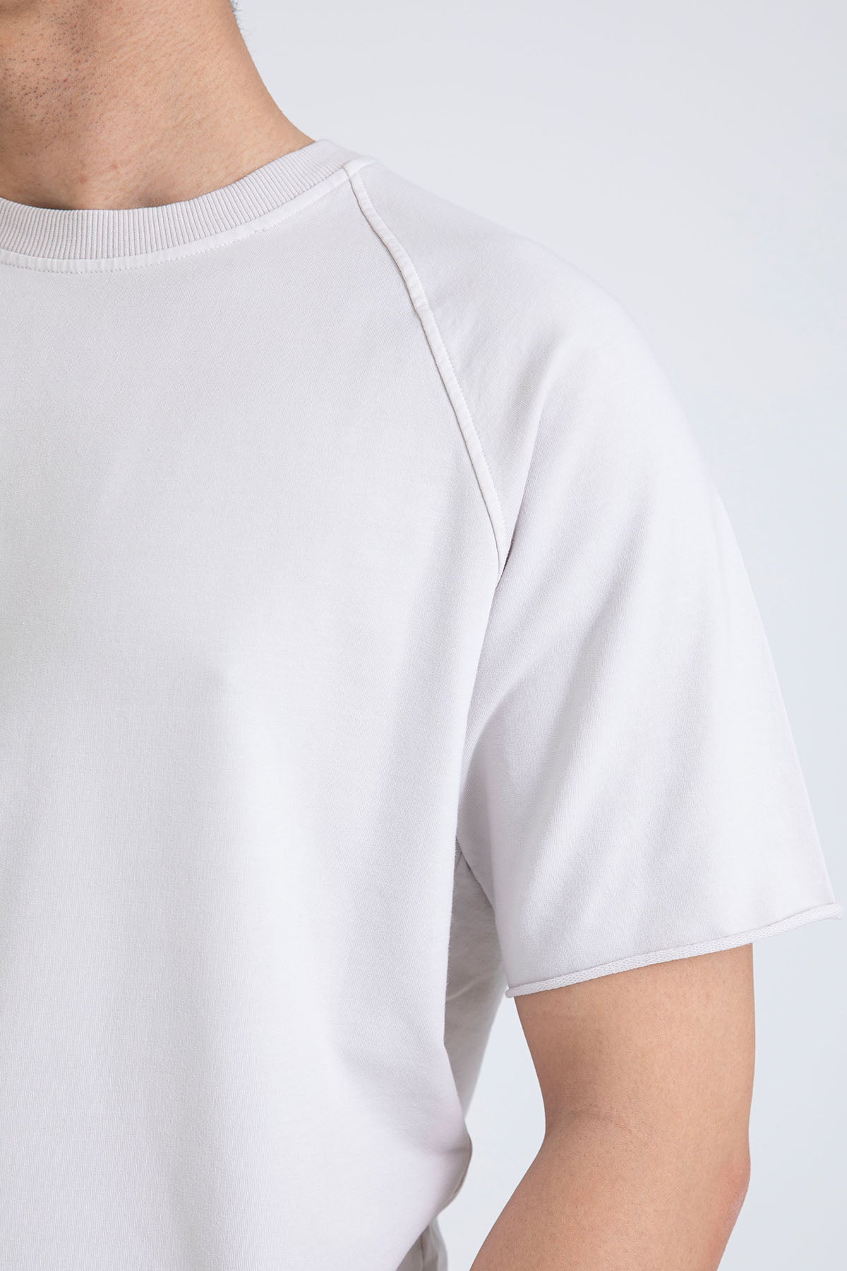 Manifattura Yuvarlak Yaka Streç Reglan Sweatshirt