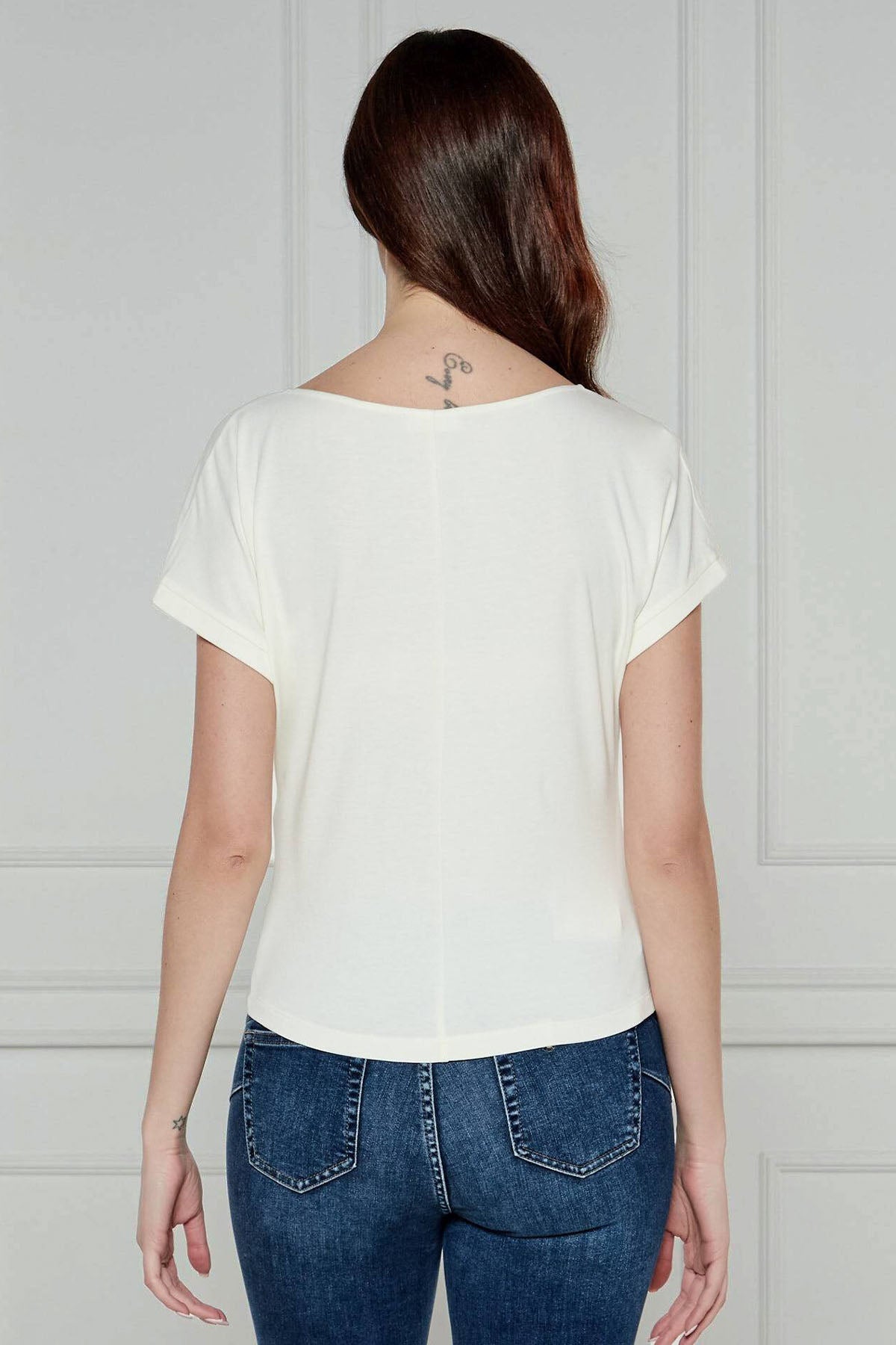 Liu Jo Aksesuarlı Streç T-shirt-T-shirt-Libas