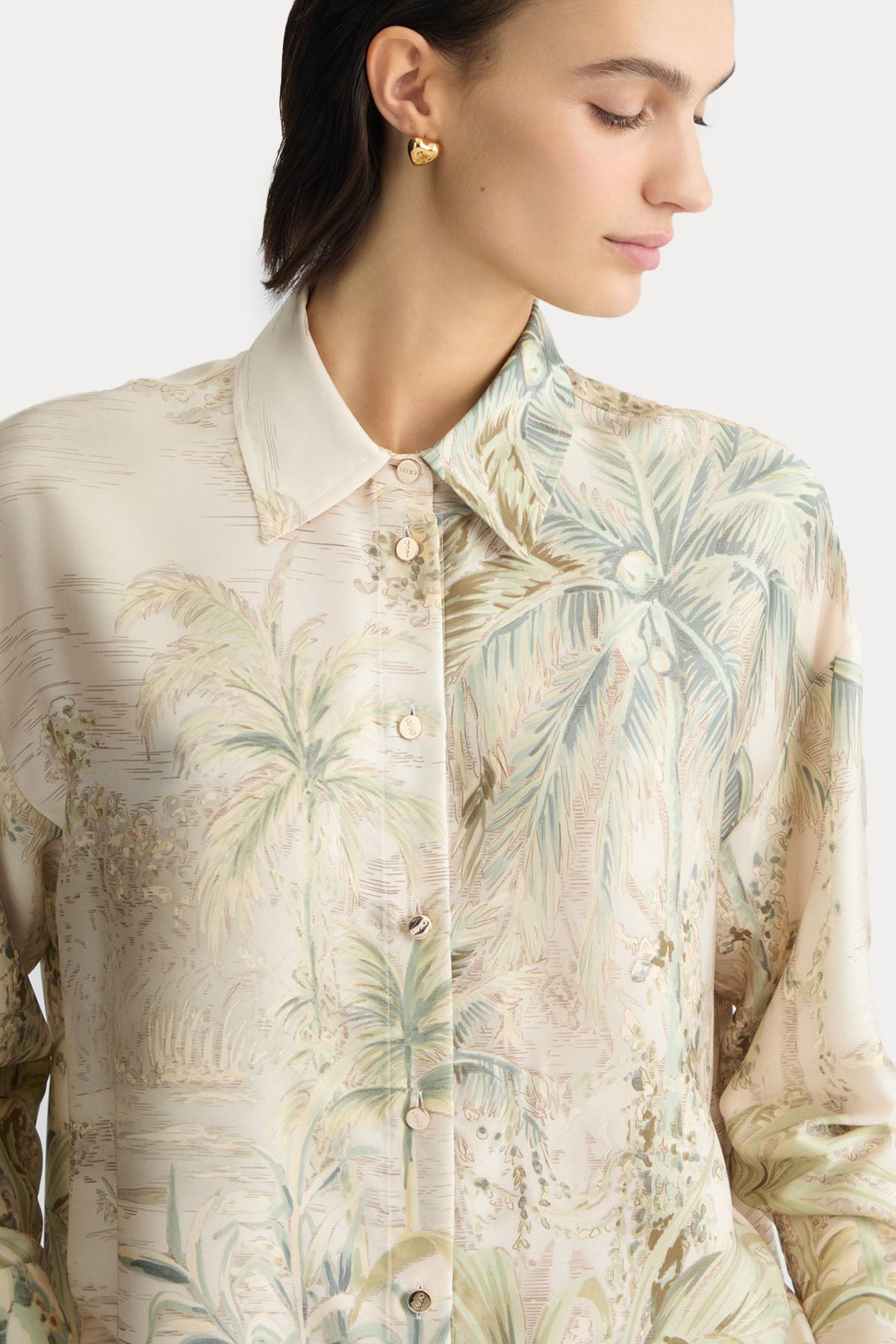 Liu Jo Relaxed Fit Desenli Gömlek