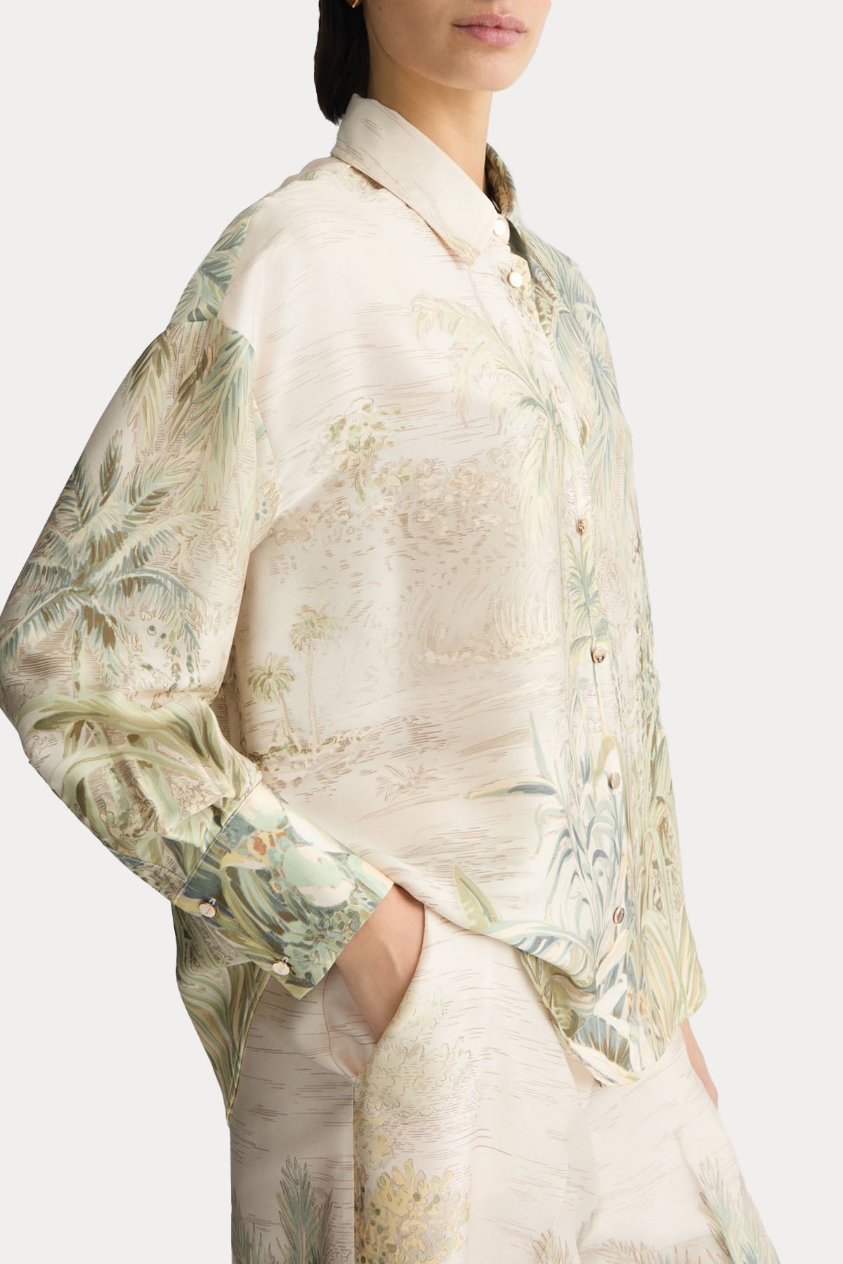 Liu Jo Relaxed Fit Desenli Gömlek