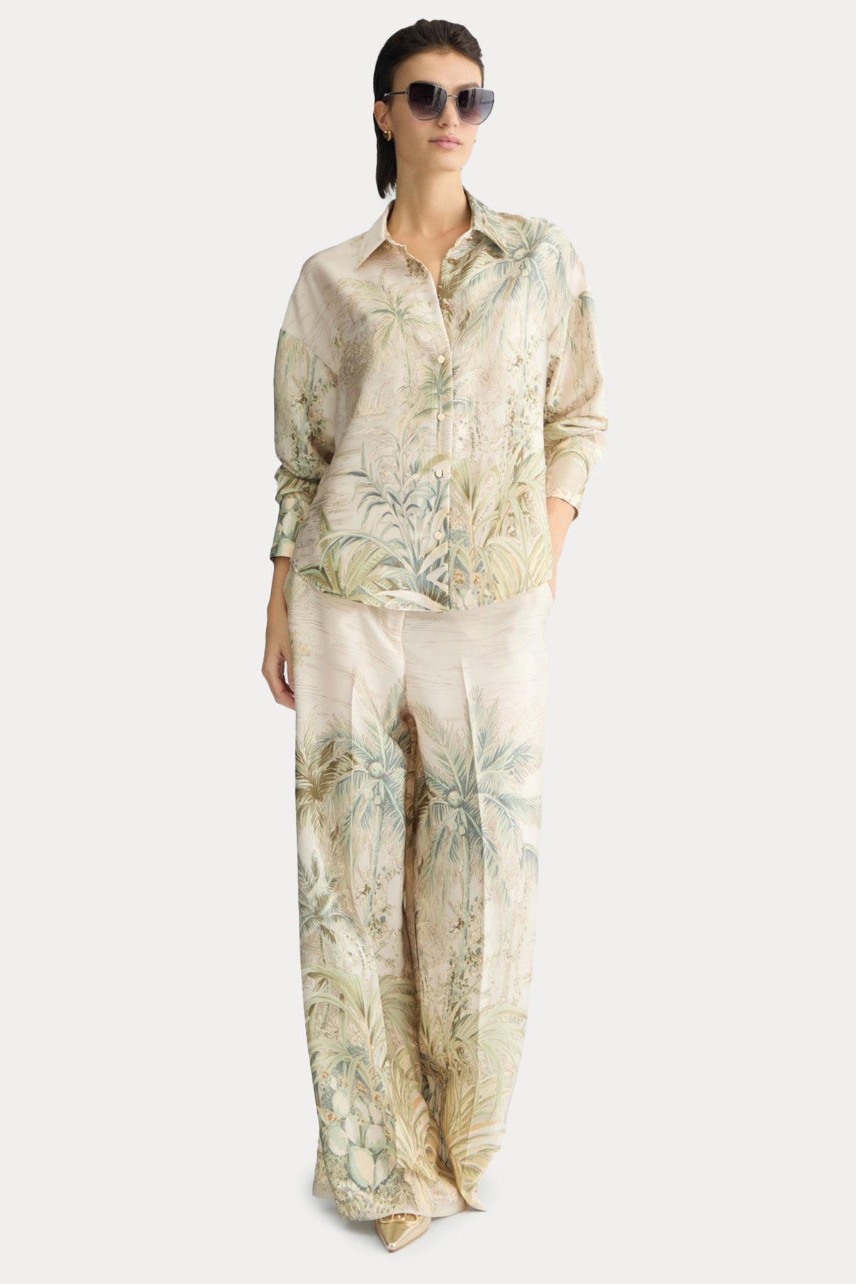 Liu Jo Relaxed Fit Desenli Gömlek