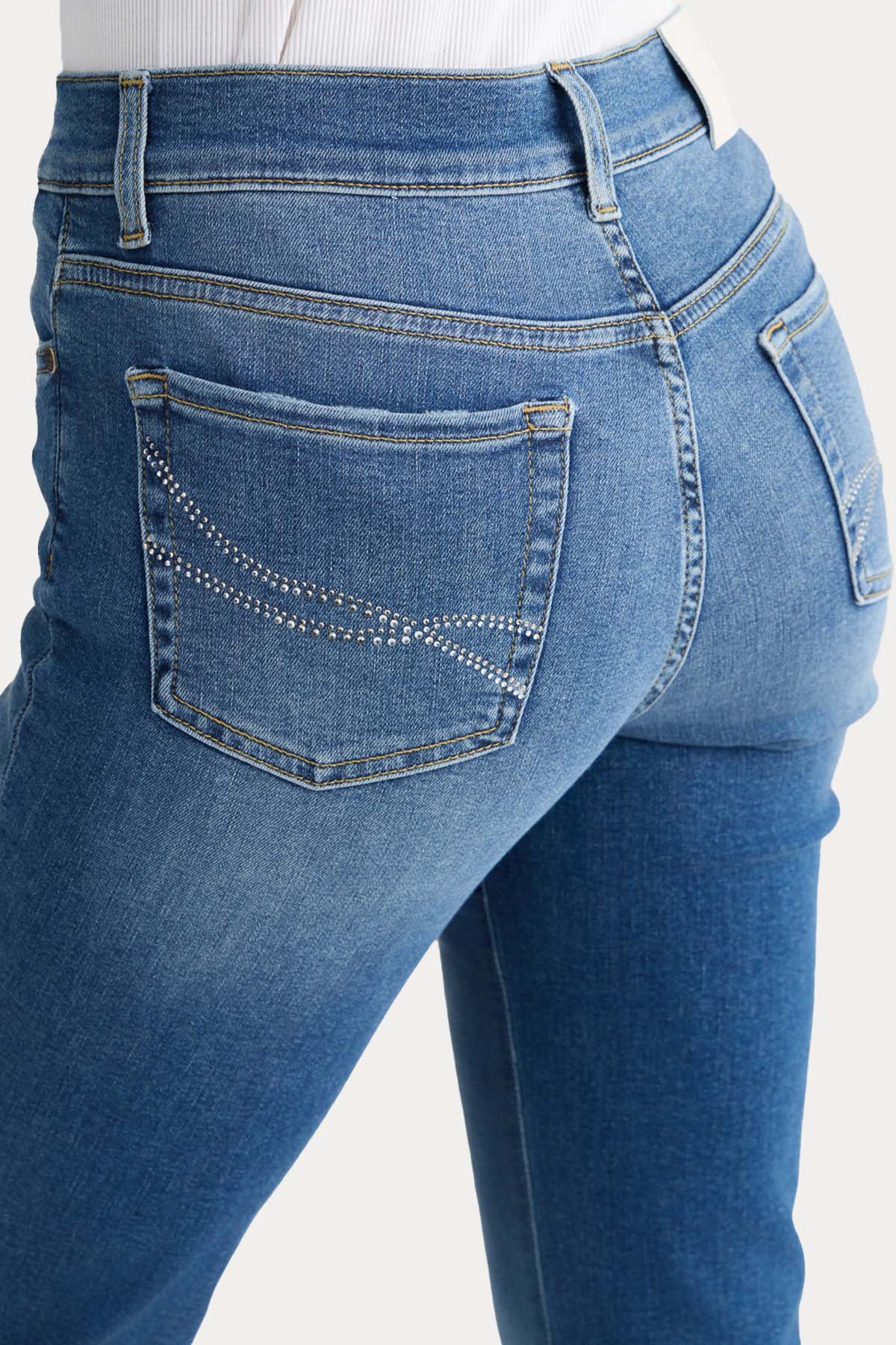 Liu Jo Slim Fit Yıkamalı Streç Jeans