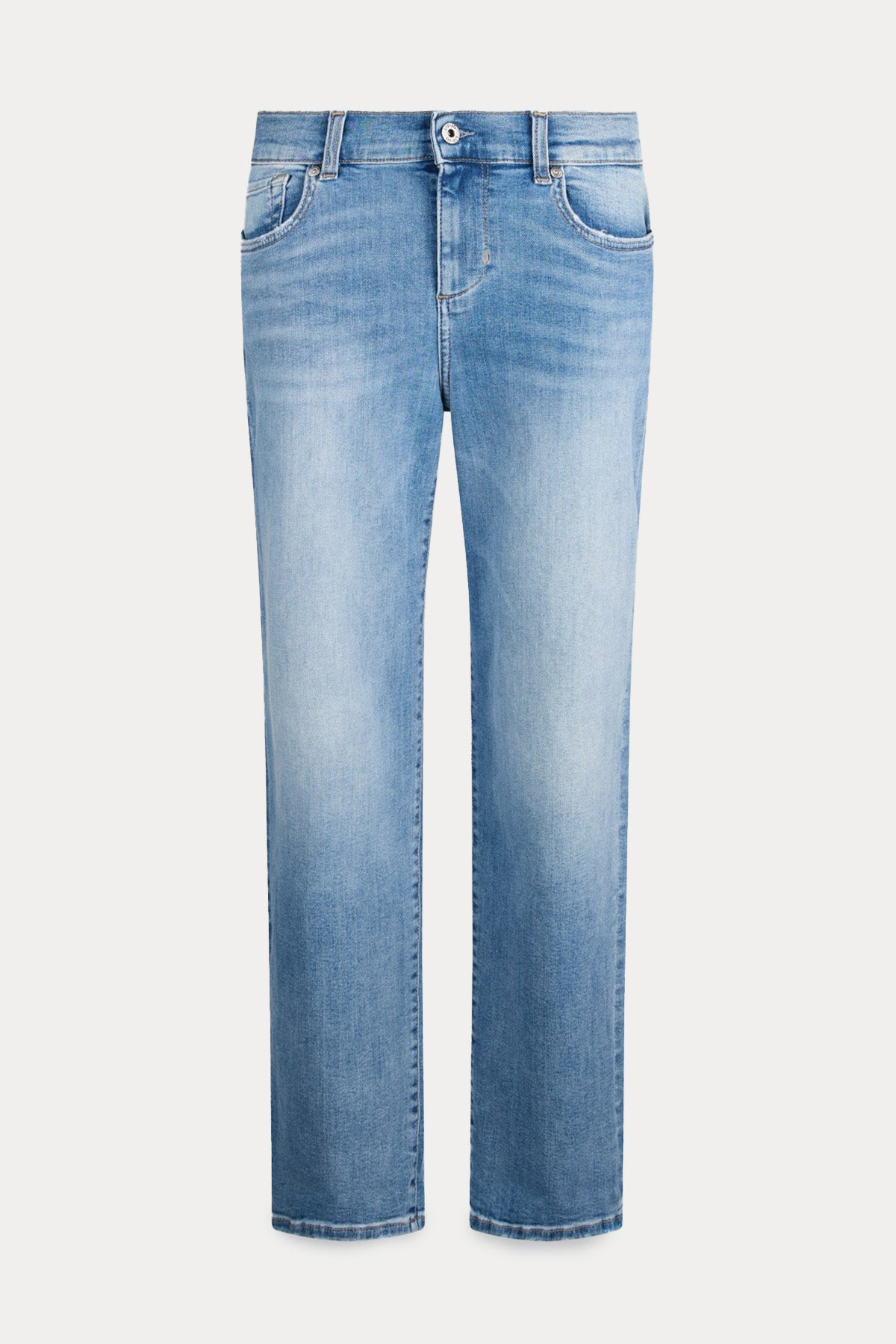 Liu Jo Mom Boy Fit Yıkamalı Jeans-Jeans-Libas