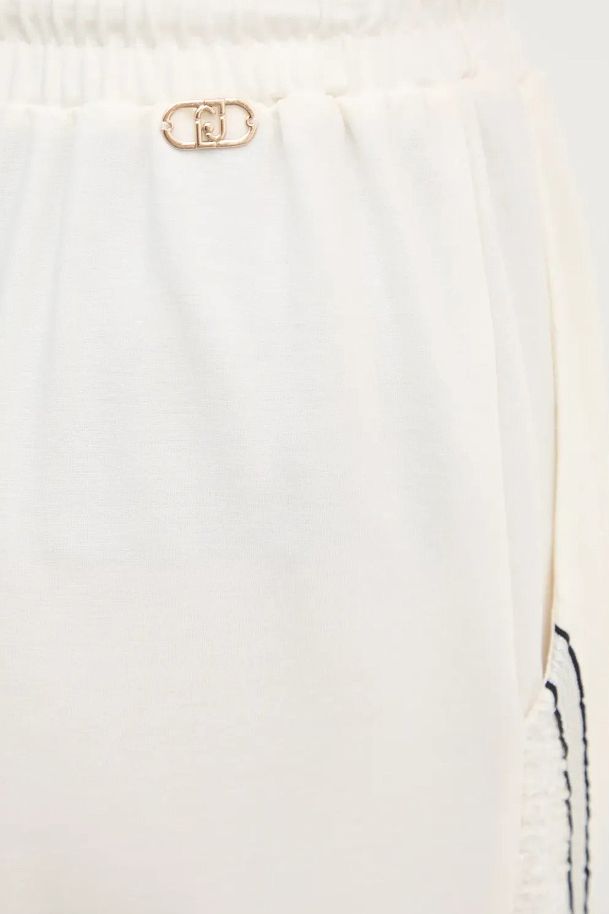 Liu Jo Beli Lastikli Slim Fit Yandan Cepli Pantolon