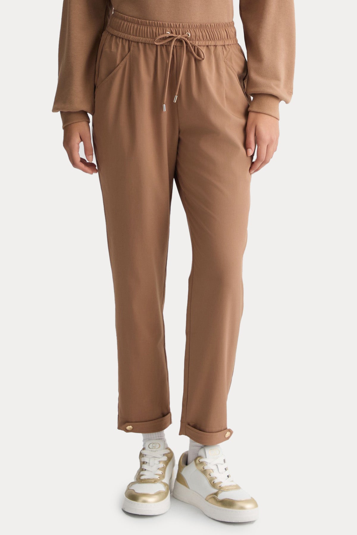 Liu Jo Beli Lastikli Yandan Cepli Jogger Pantolon