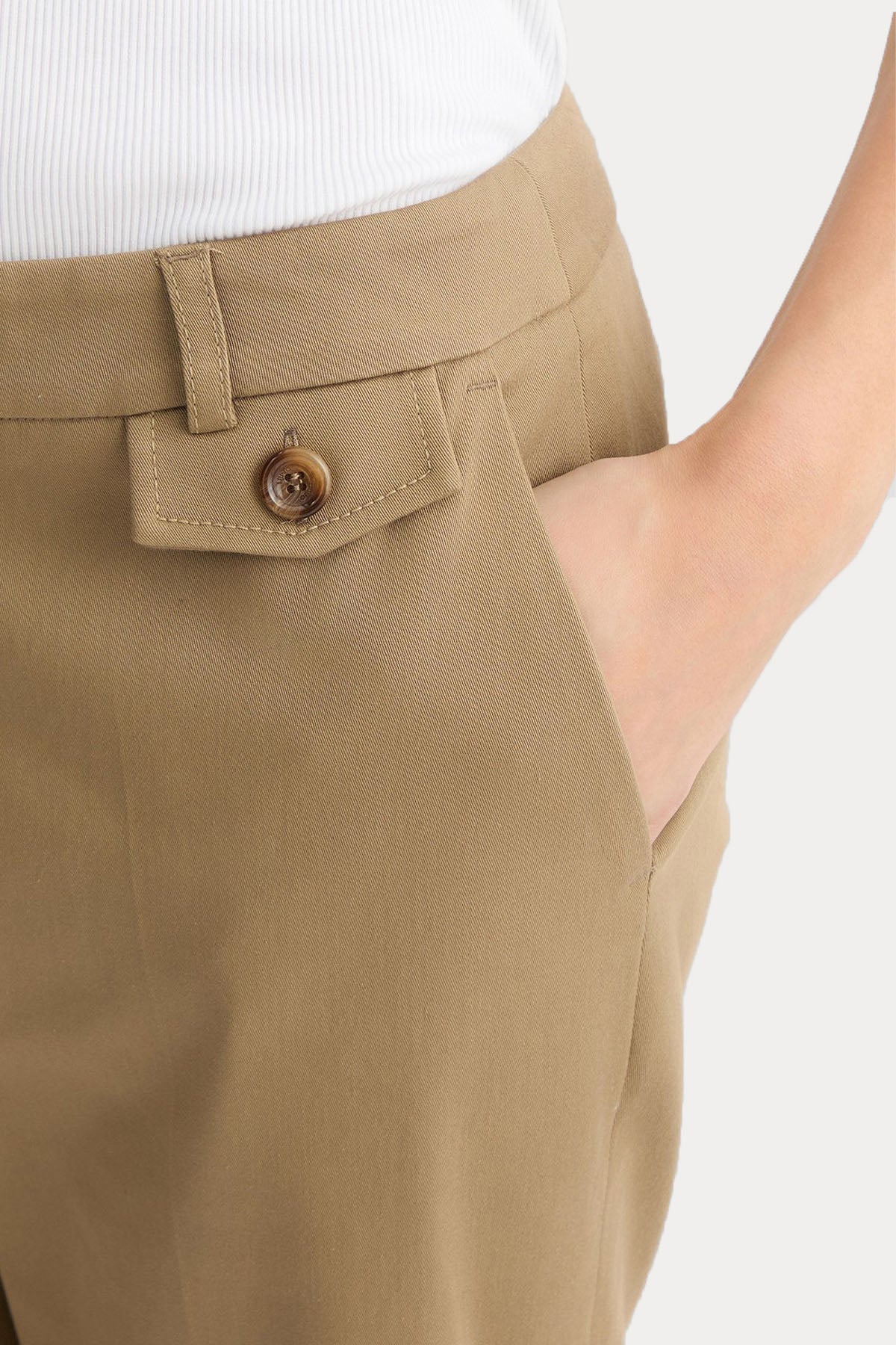 Liu Jo Straight Fit Yandan Cepli Pantolon