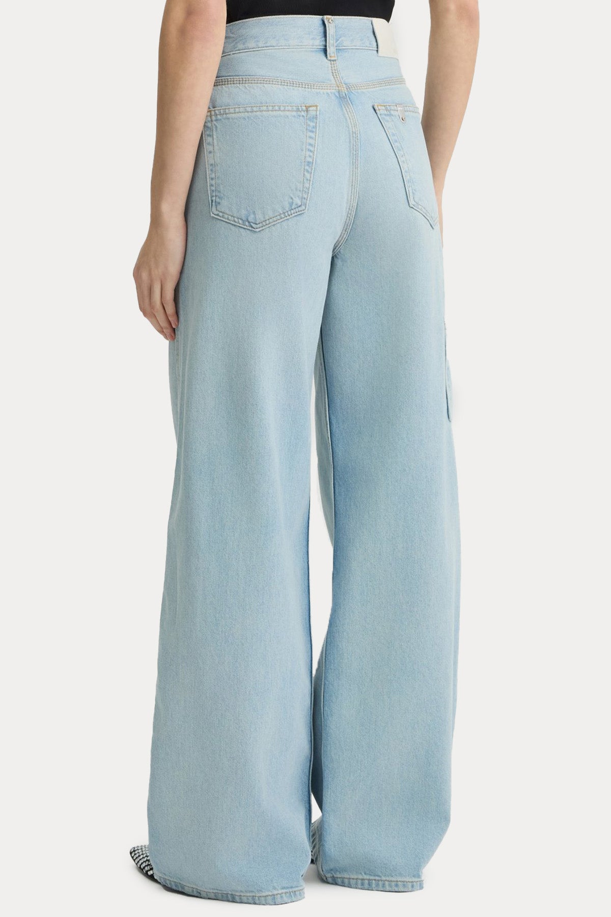 Liu Jo Flared Fit Yüksek Bel Yıkamalı Jeans-Jeans-Libas