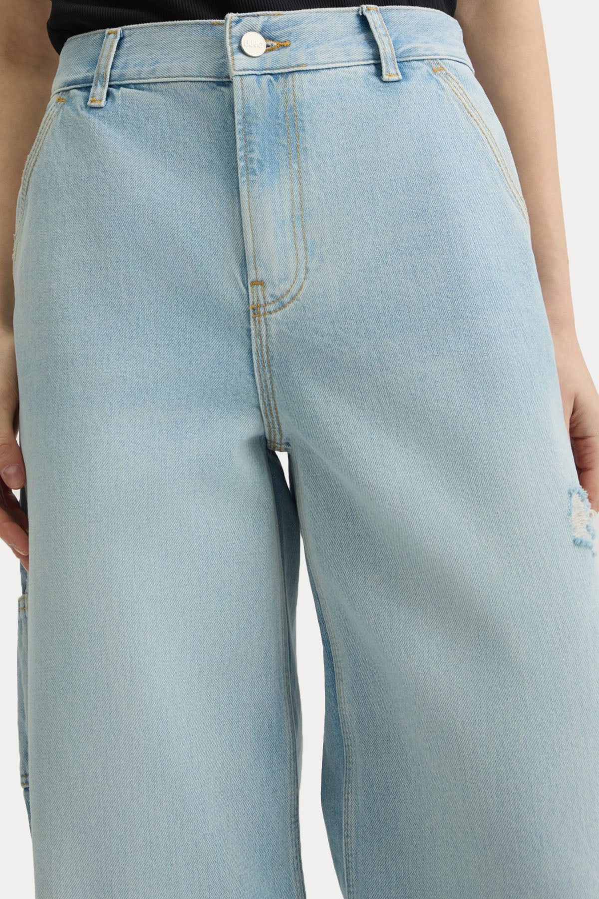 Liu Jo Flared Fit Yüksek Bel Yıkamalı Jeans-Jeans-Libas