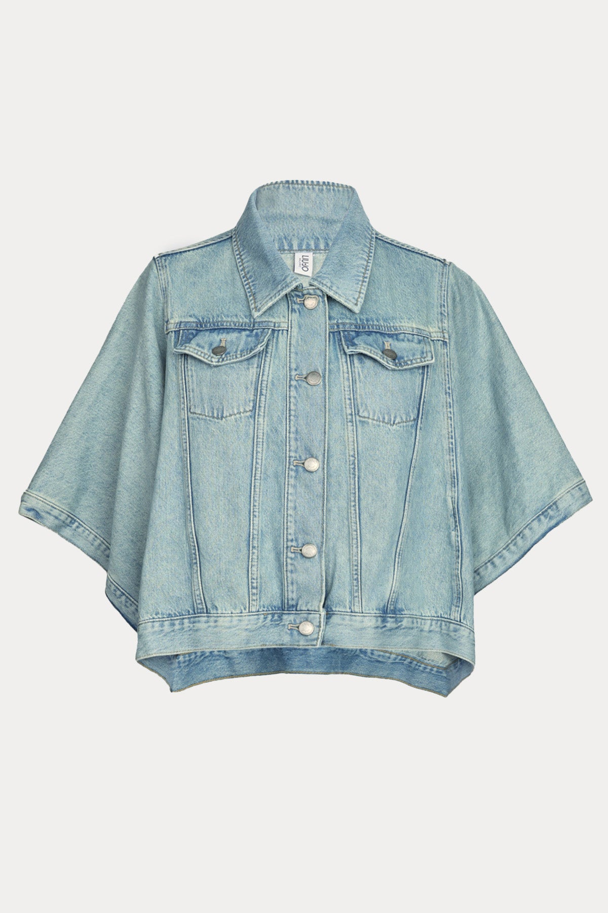 Liu Jo Geniş Kesim Yarasa Kol Denim Ceket