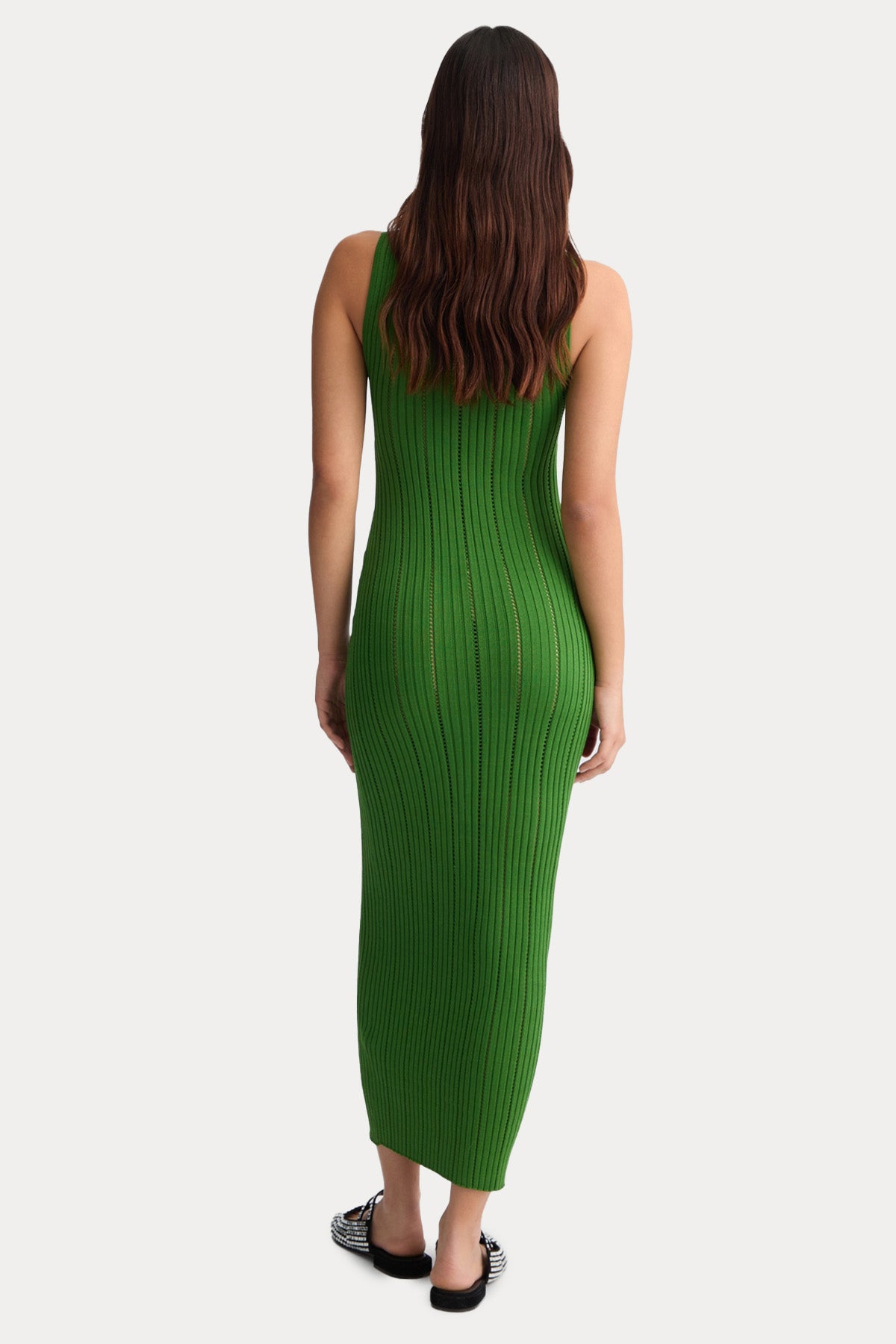 Liu Jo Belden Oturtmalı İnce Örgü Midi Elbise