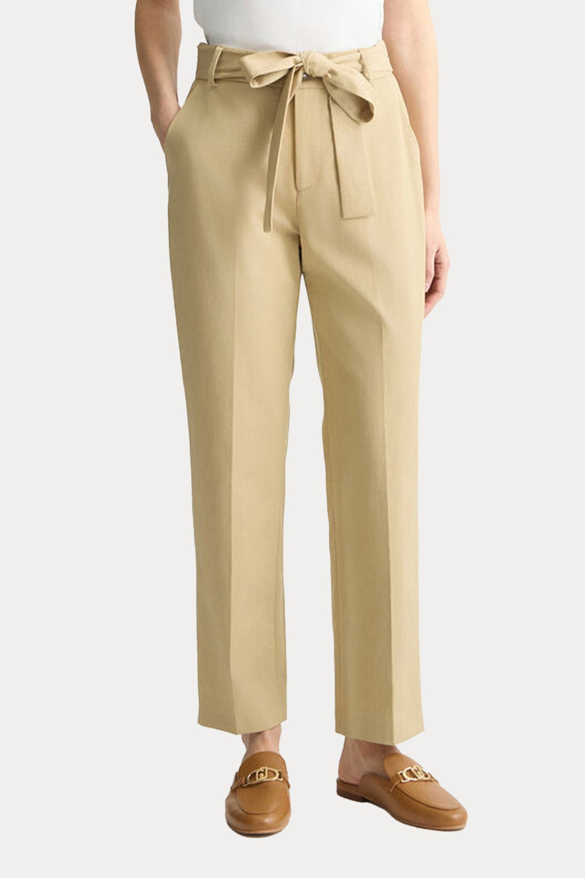 Liu Jo Slim Regular Fit Kemerli Yandan Cepli Pantolon