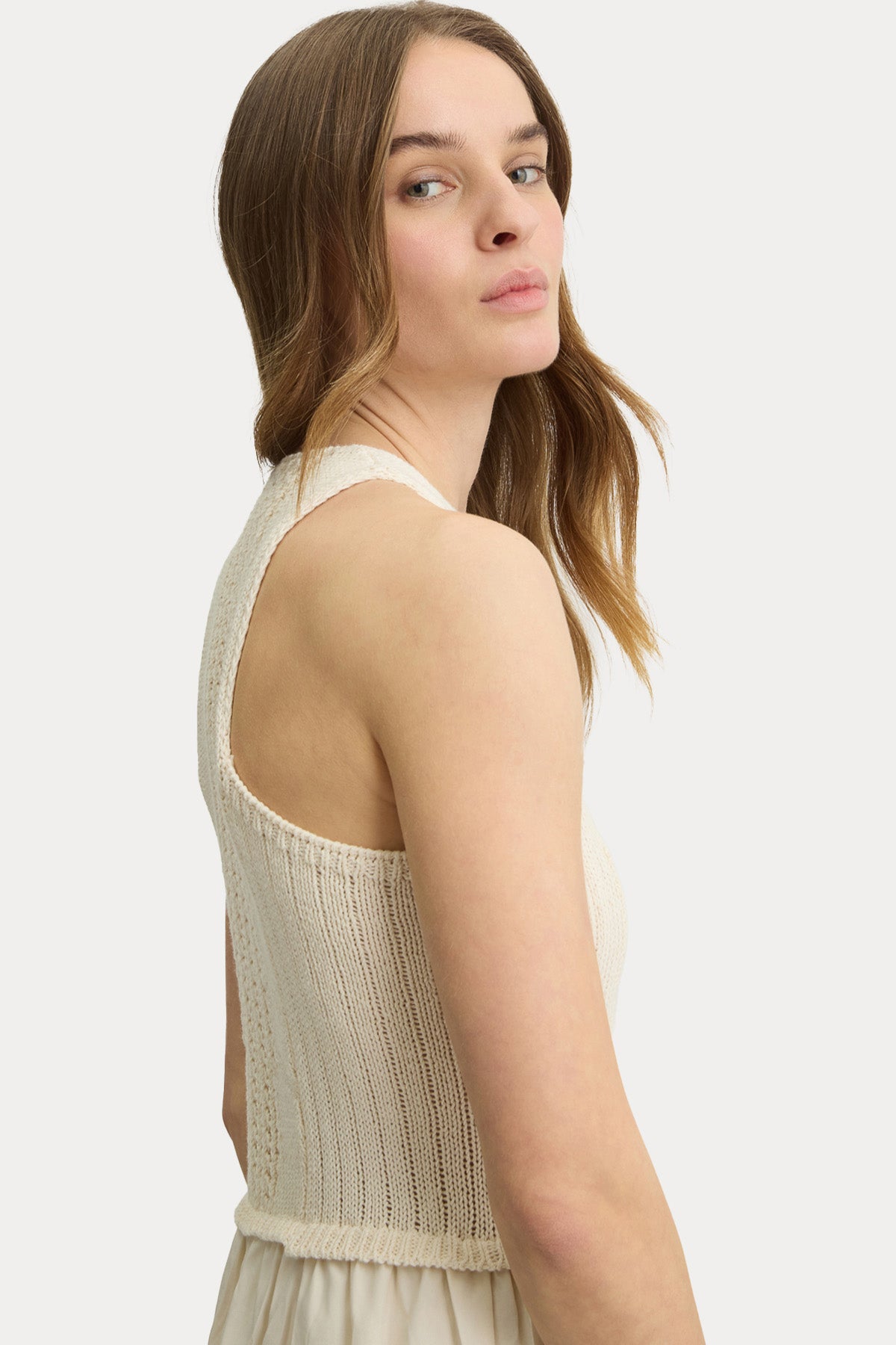 Liu Jo İnce Örgü Detaylı Maxi Elbise