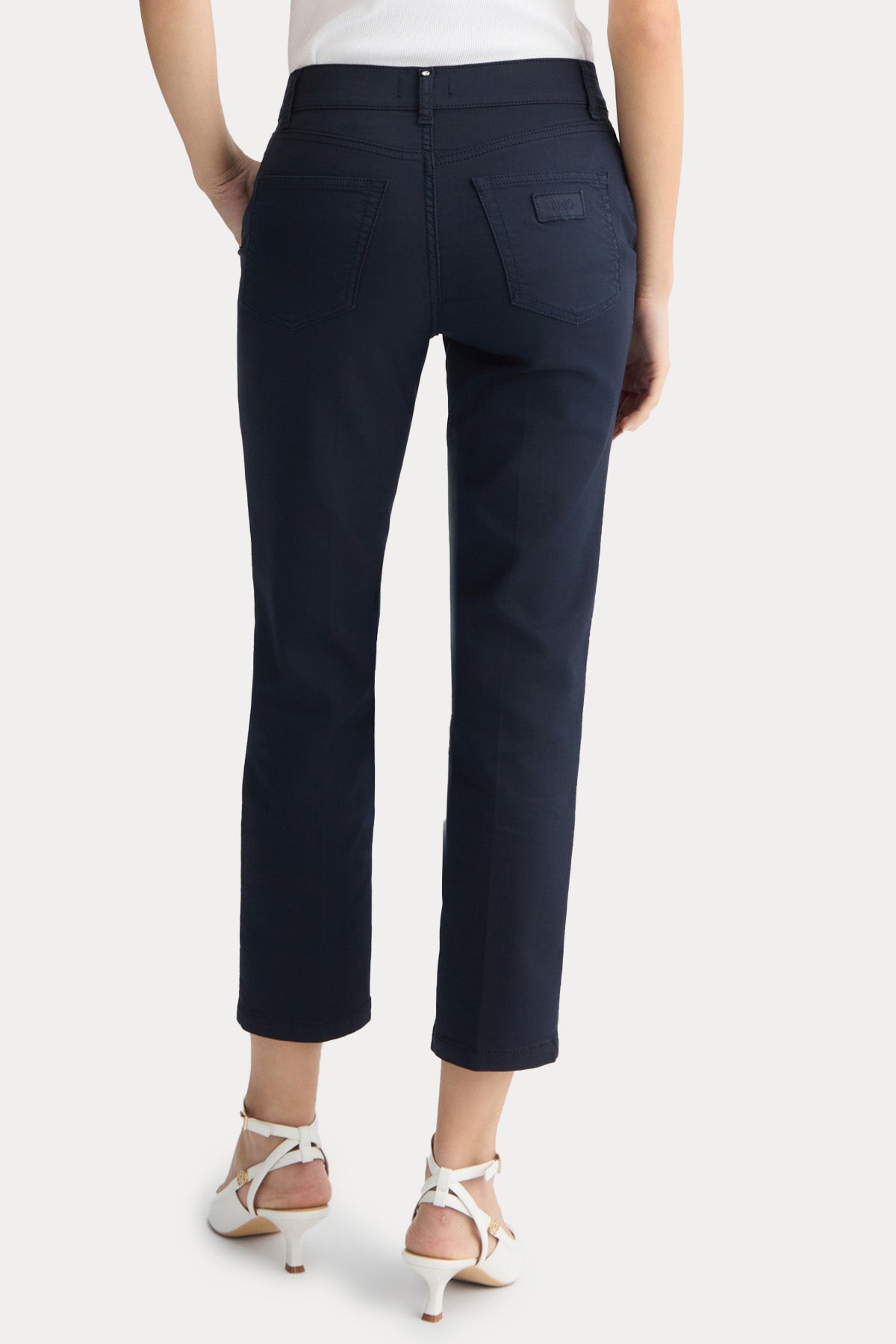 Liu Jo Straight Fit Yandan Cepli Streç Pantolon