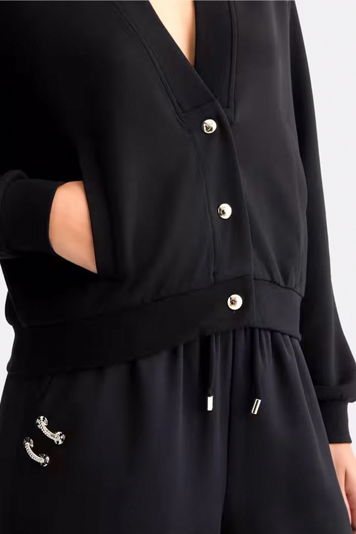 Liu Jo Relaxed Fit Sweatshirt Ceket-Ceket-Libas