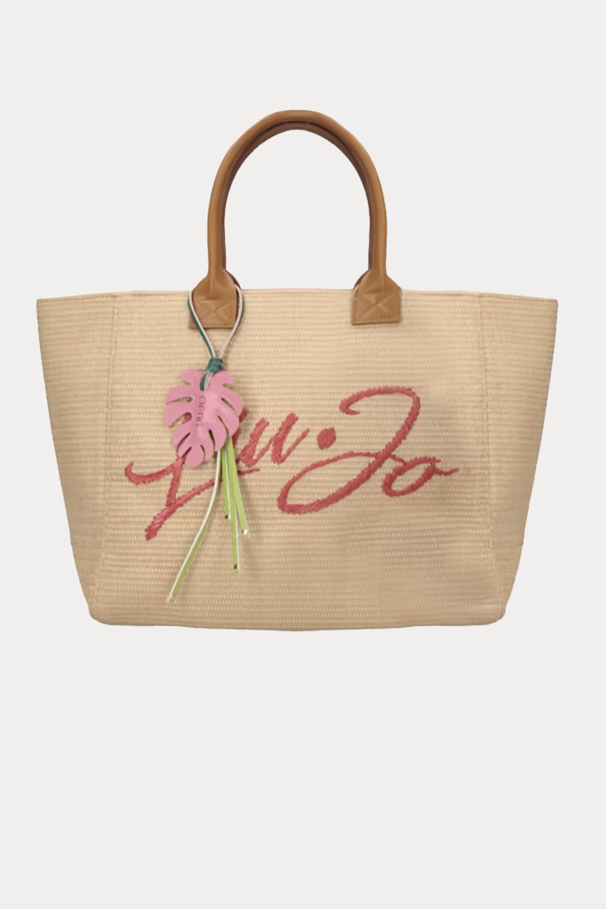 Liu Jo Logolu Hasır Örgü Shopping Bag Çanta