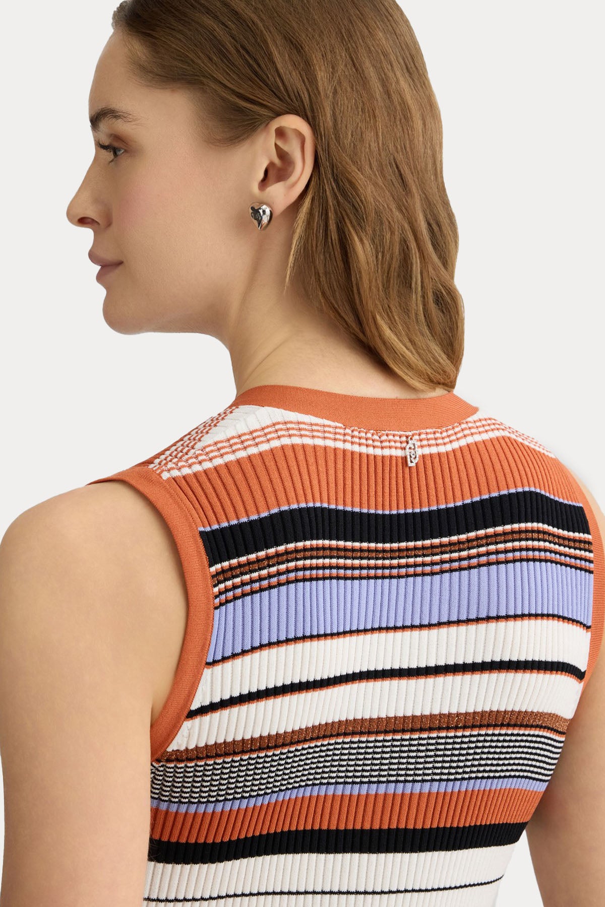 Liu Jo Slim Fit Örgü Maxi Gömlek Elbise