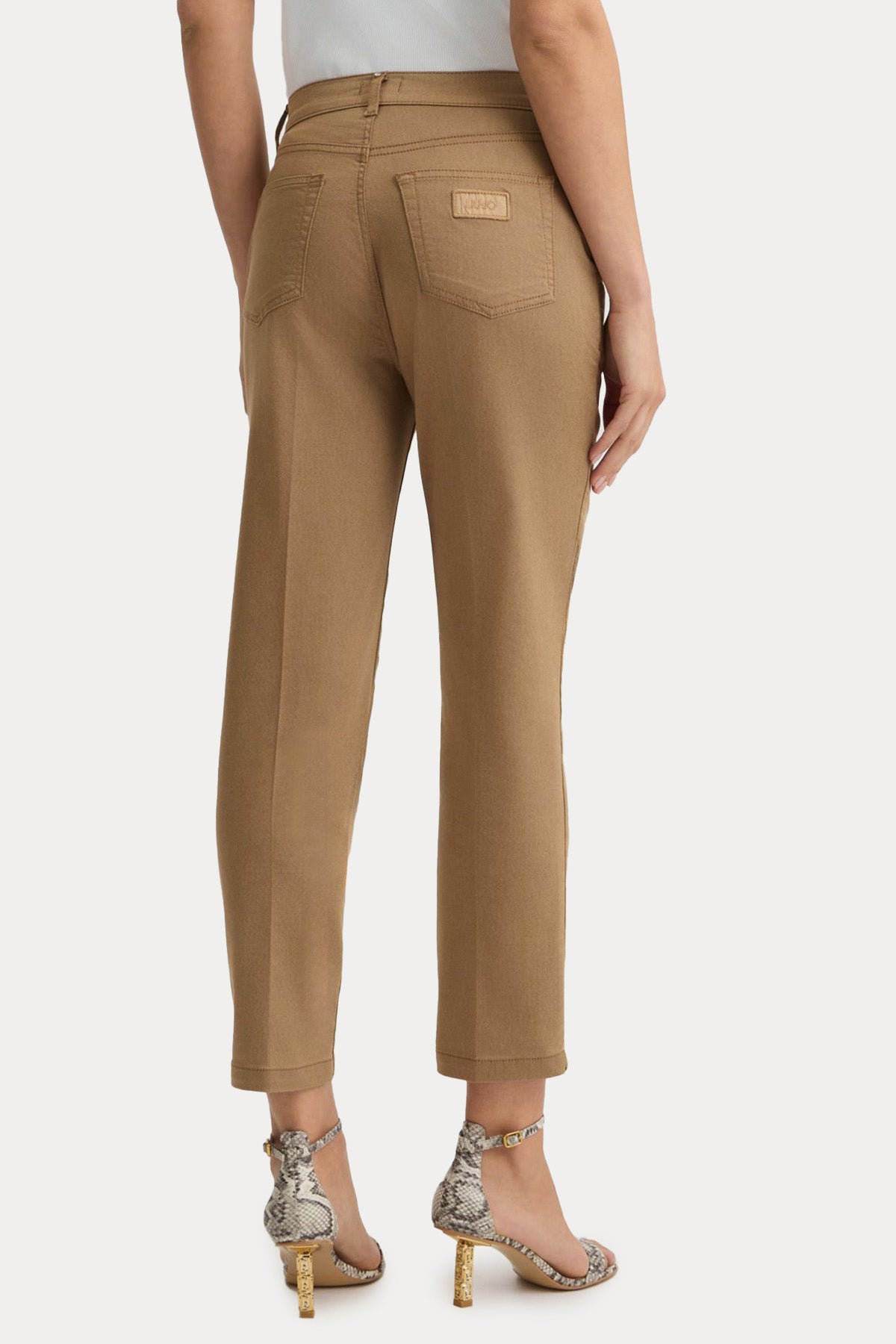 Liu Jo Straight Fit Yandan Cepli Streç Pantolon