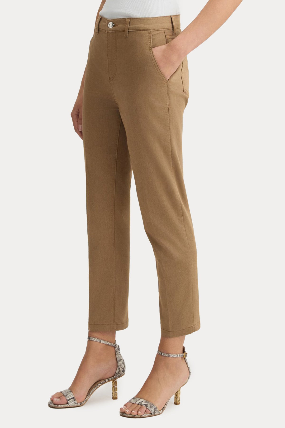 Liu Jo Straight Fit Yandan Cepli Streç Pantolon