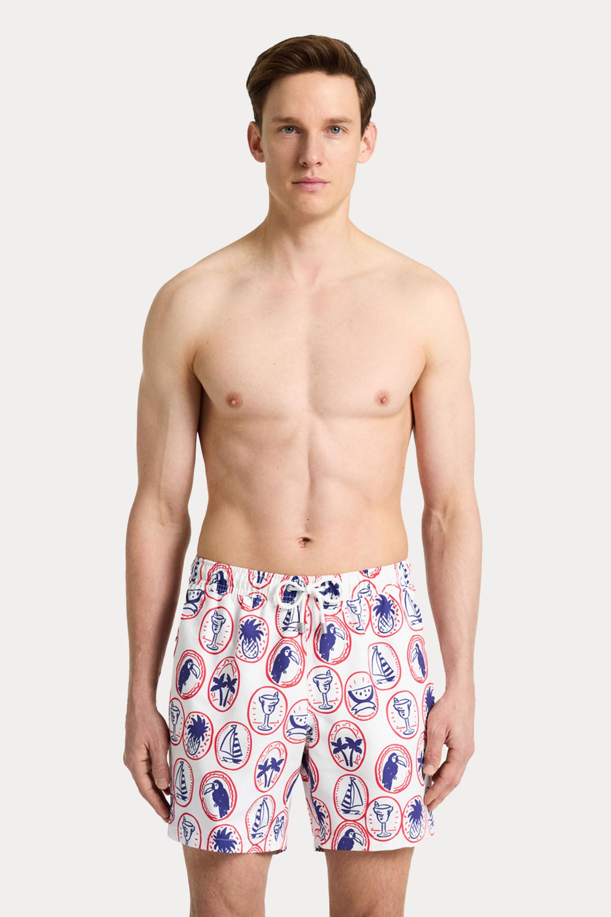 Bluemint Arthus White Patch Şort Mayo