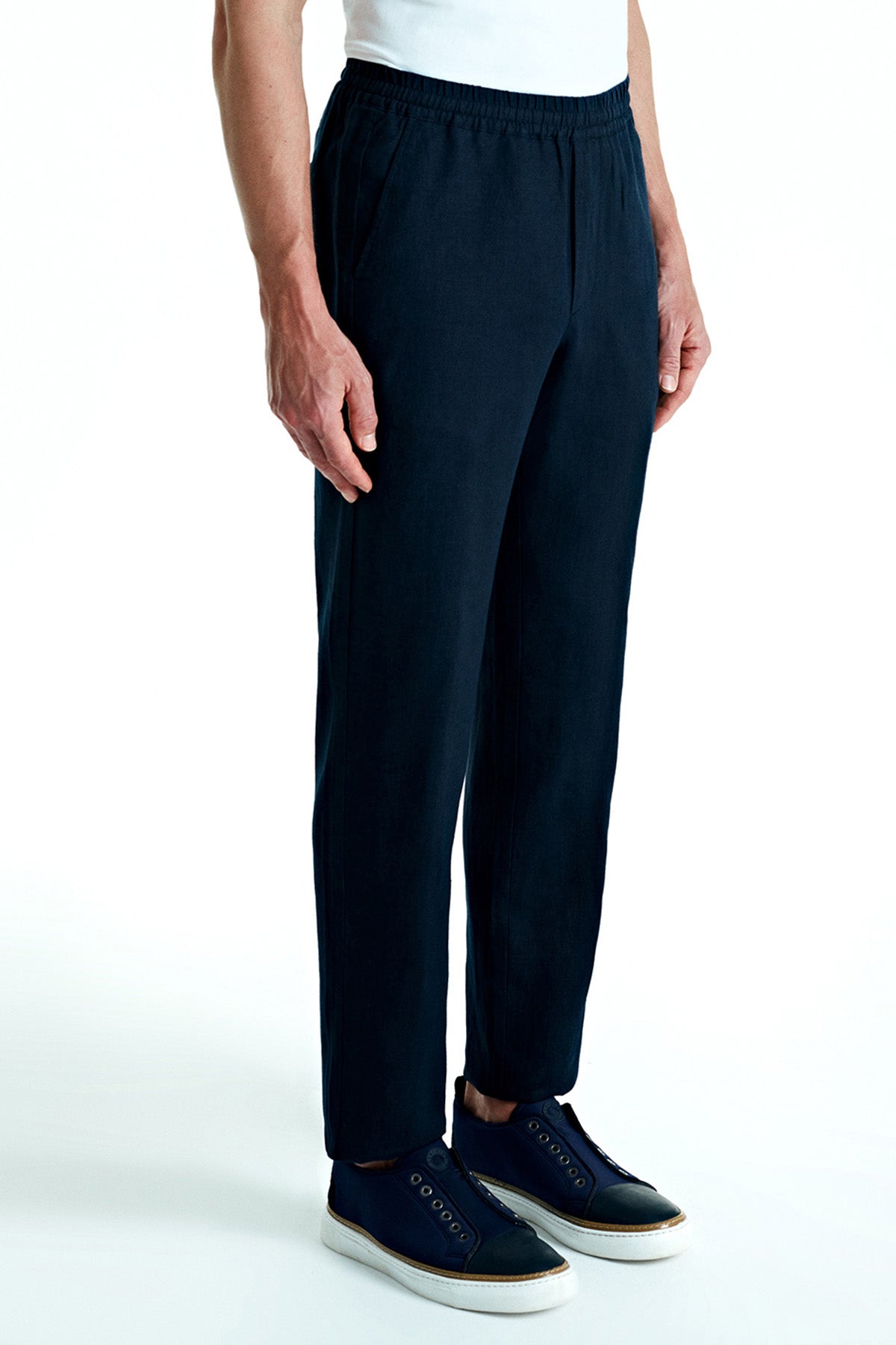 Bluemint Edan Comfortable Fit Keten Jogger Pantolon