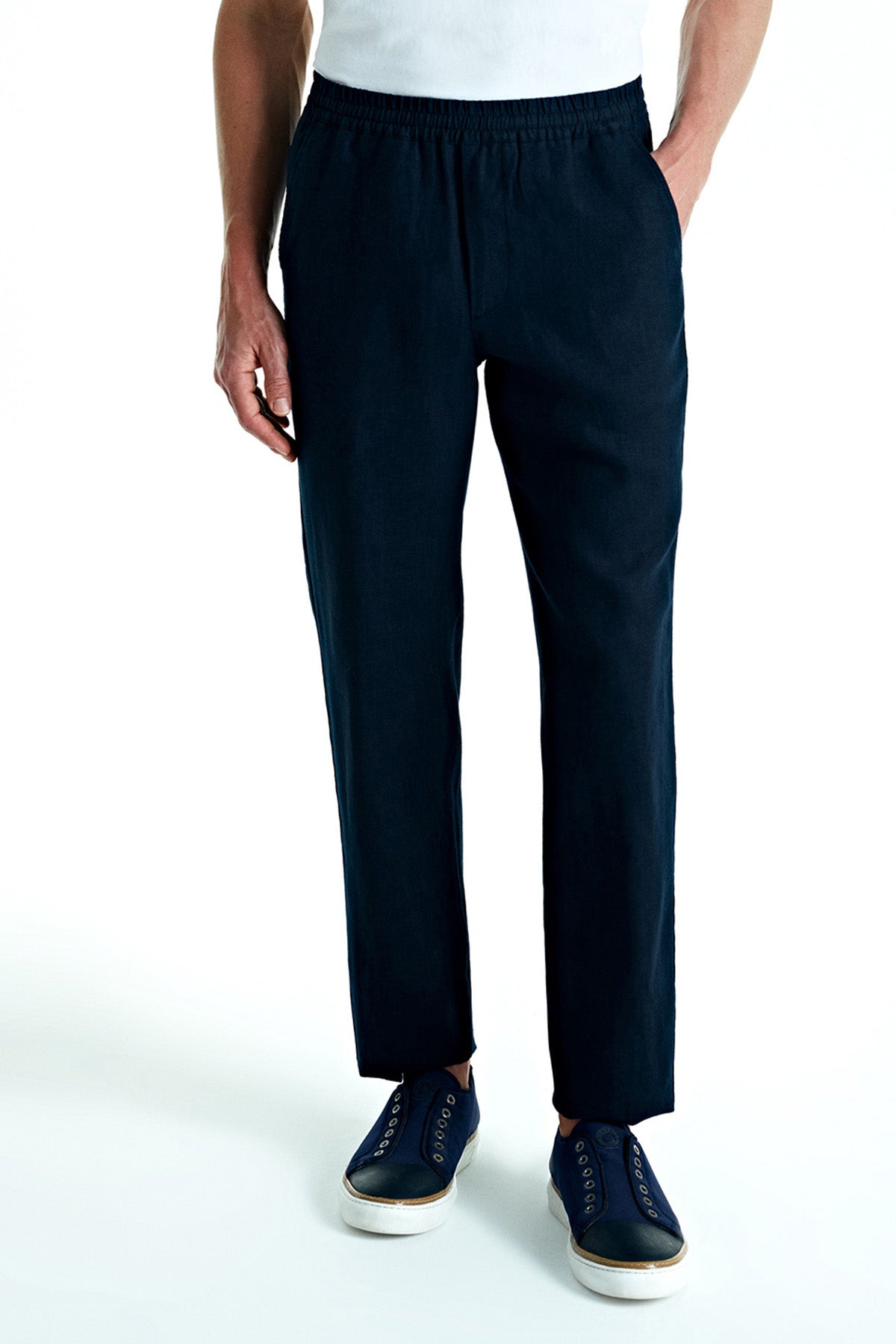 Bluemint Edan Comfortable Fit Keten Jogger Pantolon