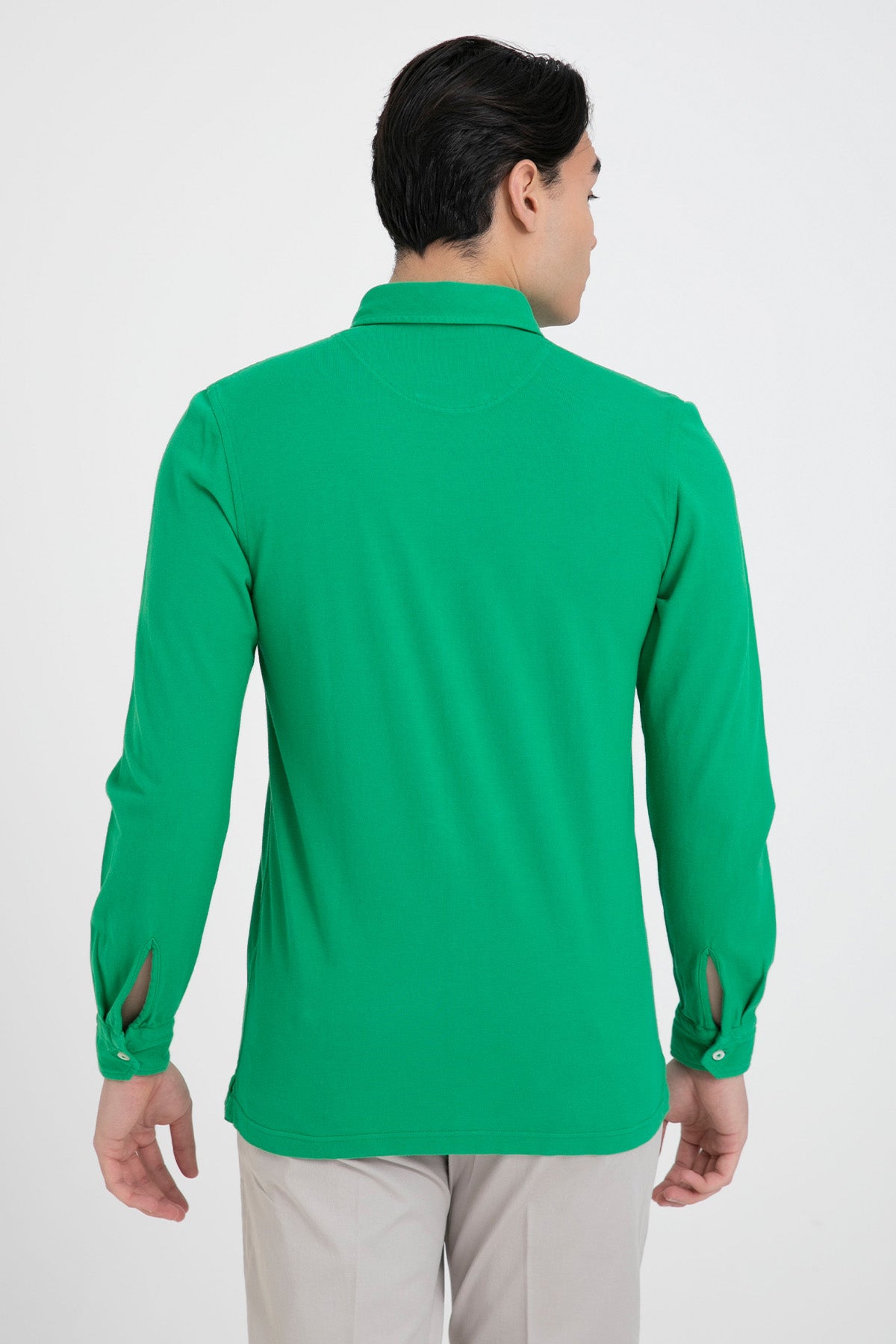 Gran Sasso Penye Kumaş Klasik Yaka Gömlek