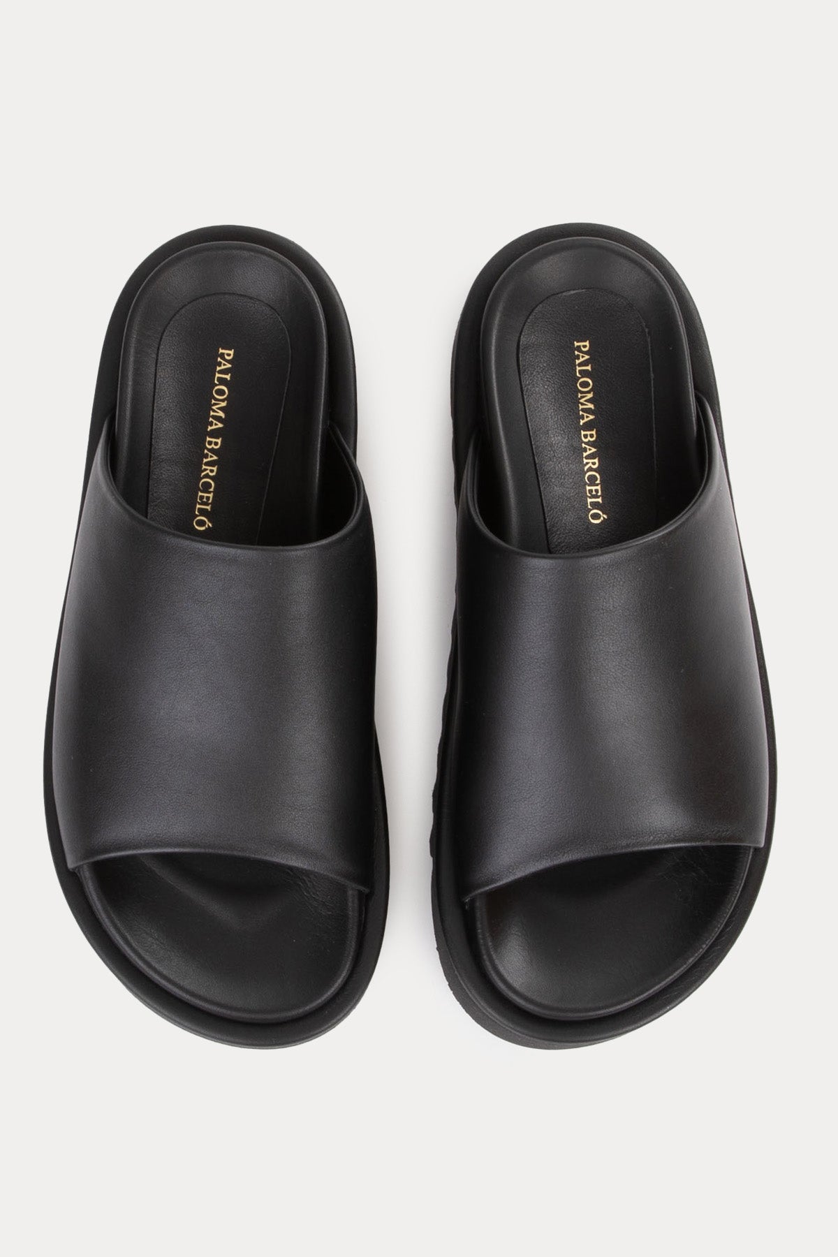 Paloma Barcelo Lydie Tırtıklı Taban Deri Terlik