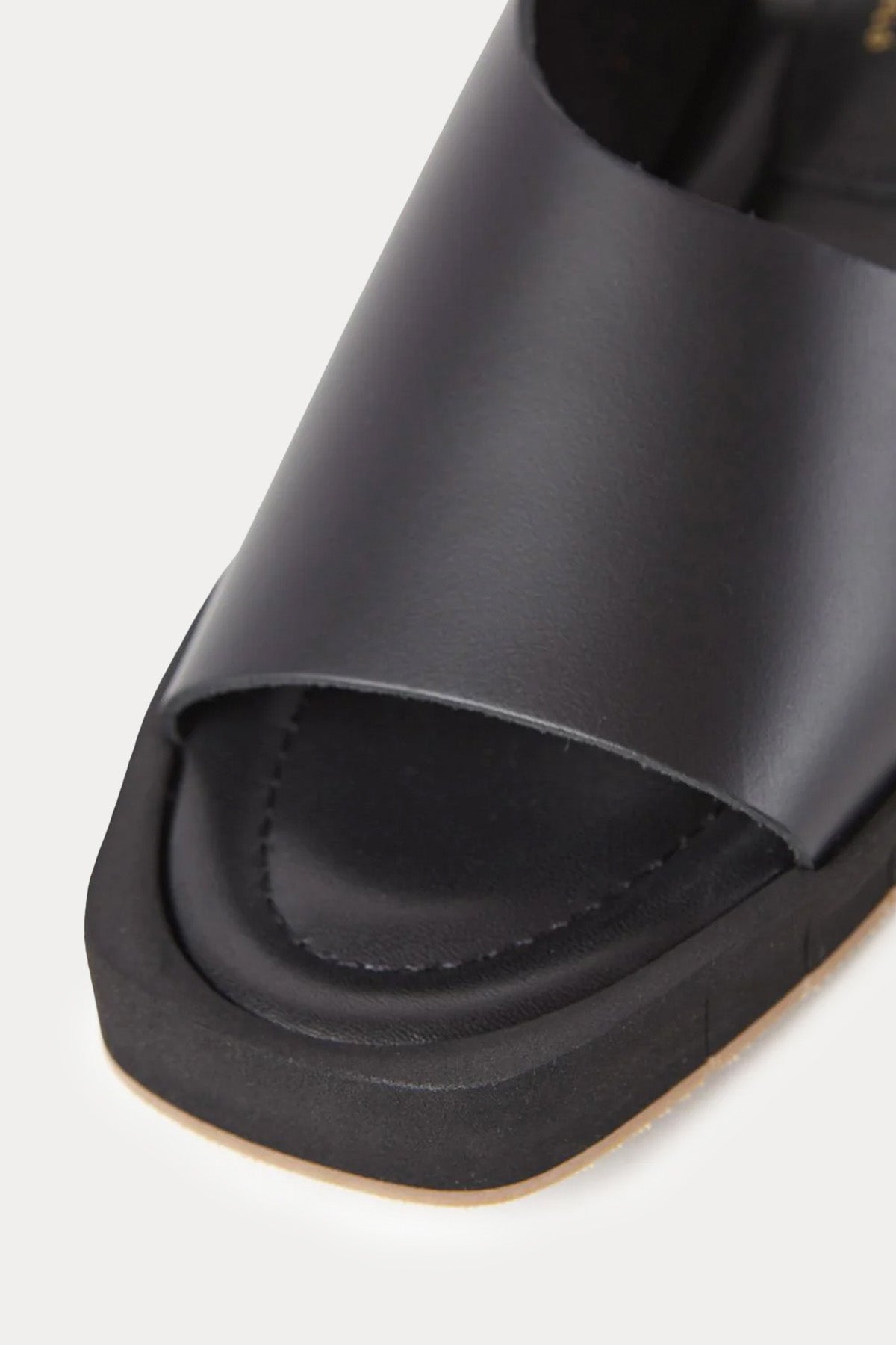 Paloma Barcelo Saddie Küt Burun Deri Sandalet