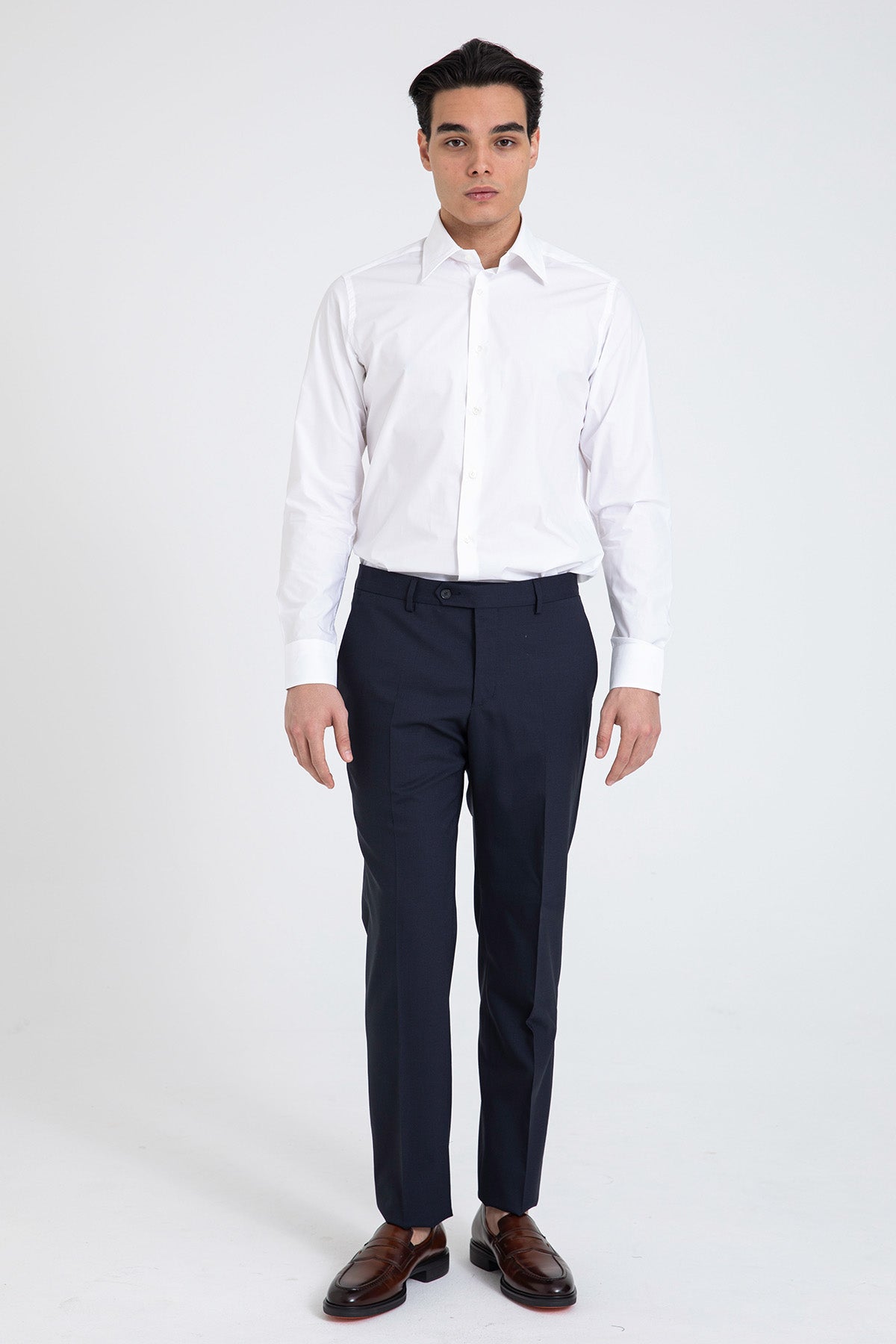 Tintoria Mattei Klasik Yaka Gömlek