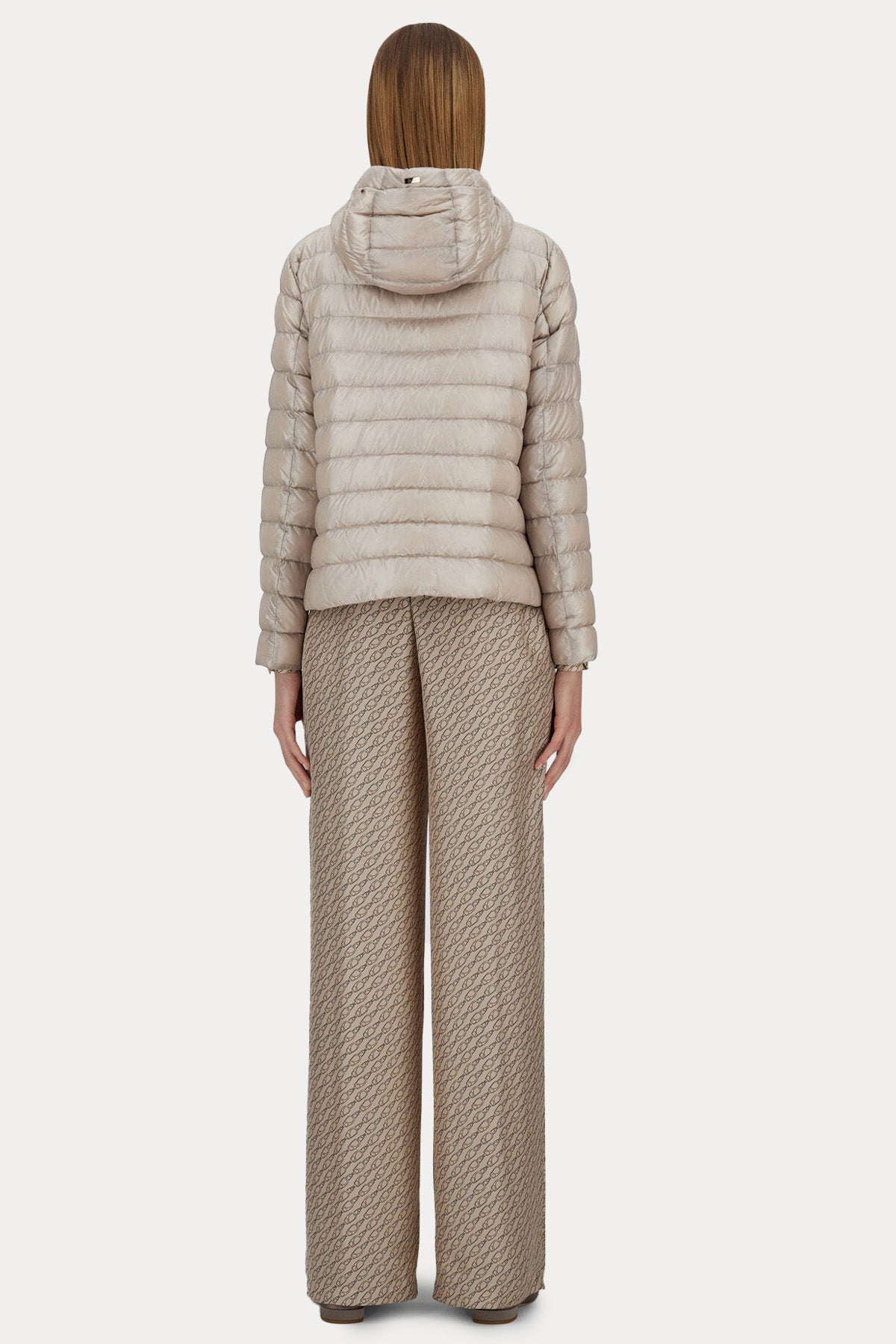 Herno Relaxed Fit Kapüşonlu Puffer Mont