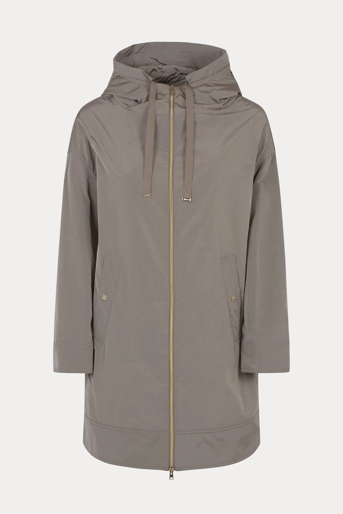 Herno Relaxed Fit Kapüşonlu Trençkot