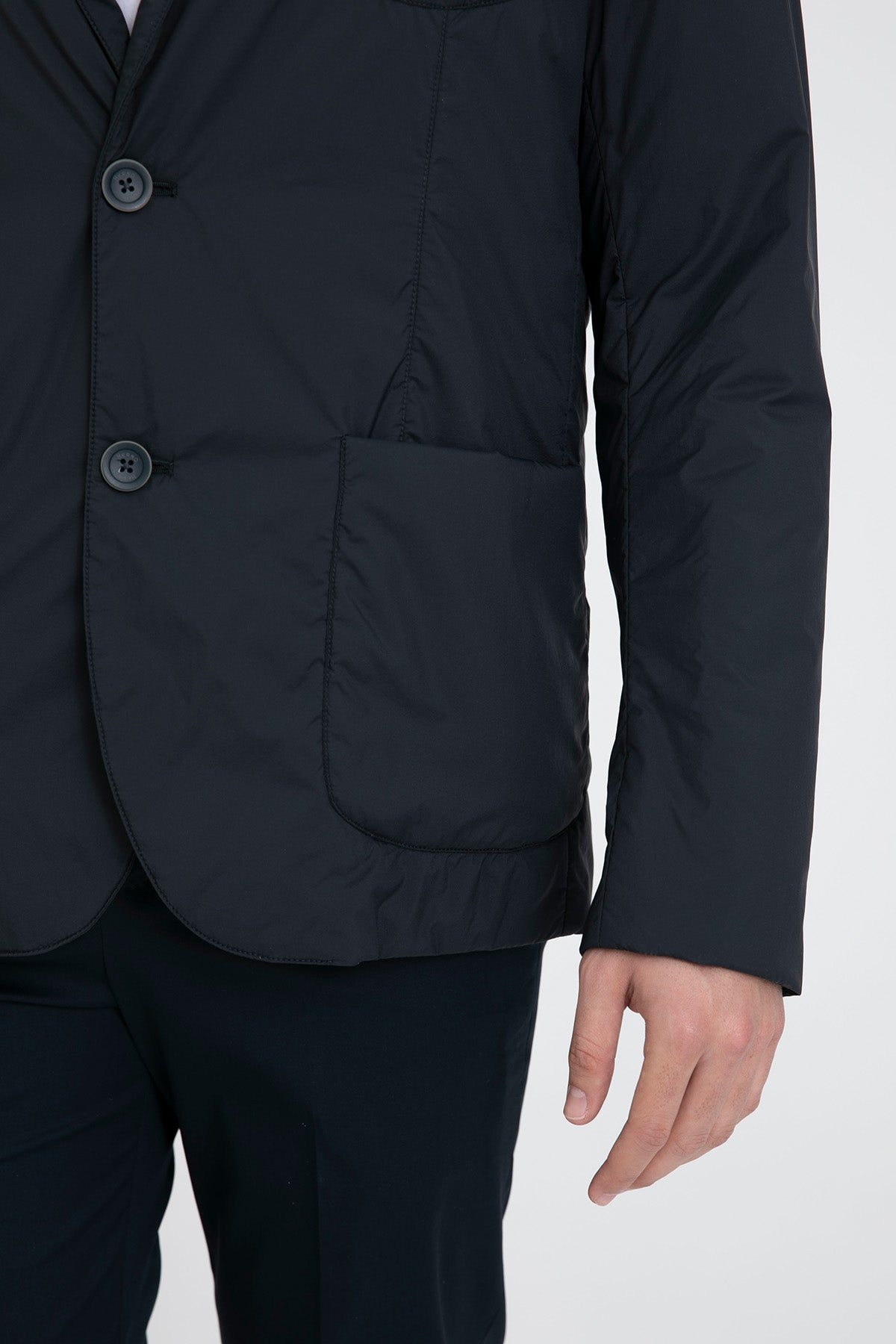 Herno Regular Fit Hafif Dolgulu Blazer Ceket