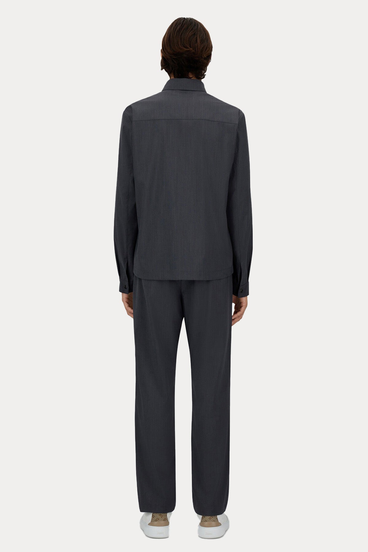 Herno Regular Fit Streç Yün Gömlek Ceket