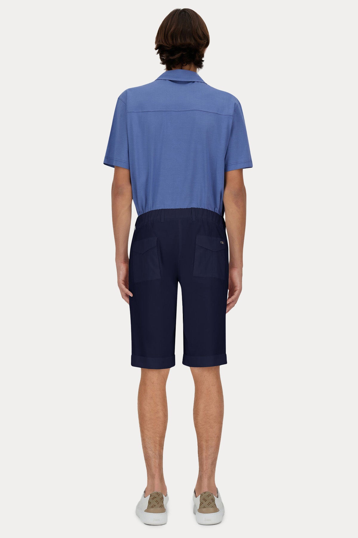 Herno Regular Fit Tek Pile Beli Lastikli Streç Şort