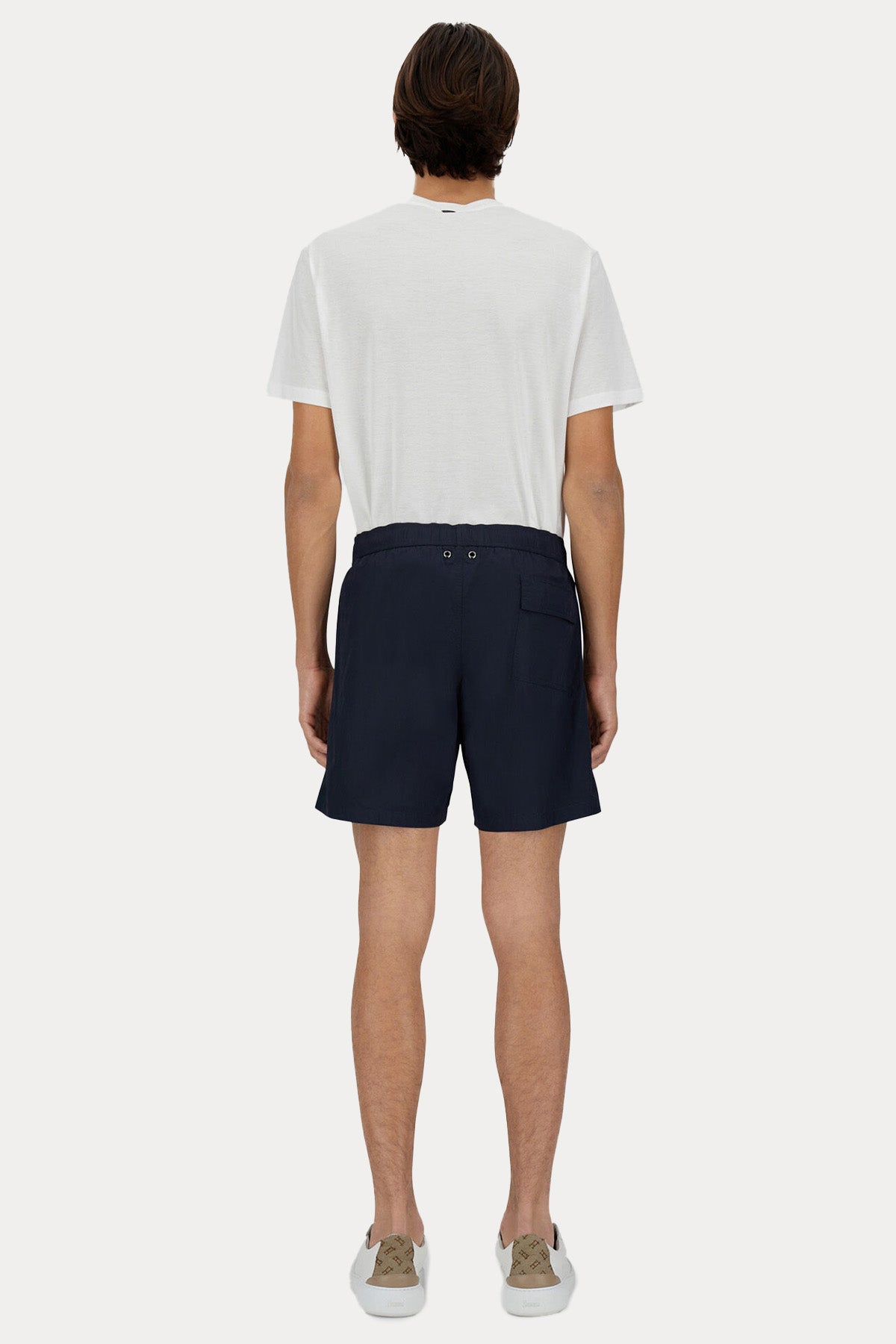 Herno Regular Fit Beli Lastikli Şort