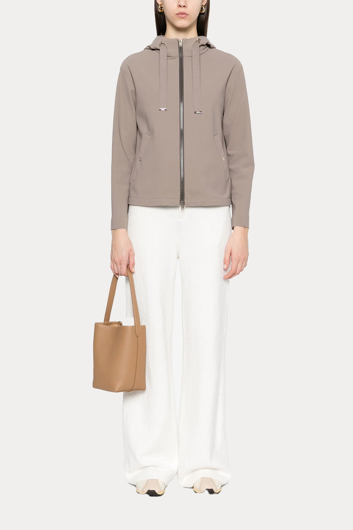 Herno Regular Fit Kapüşonlu Streç Ceket