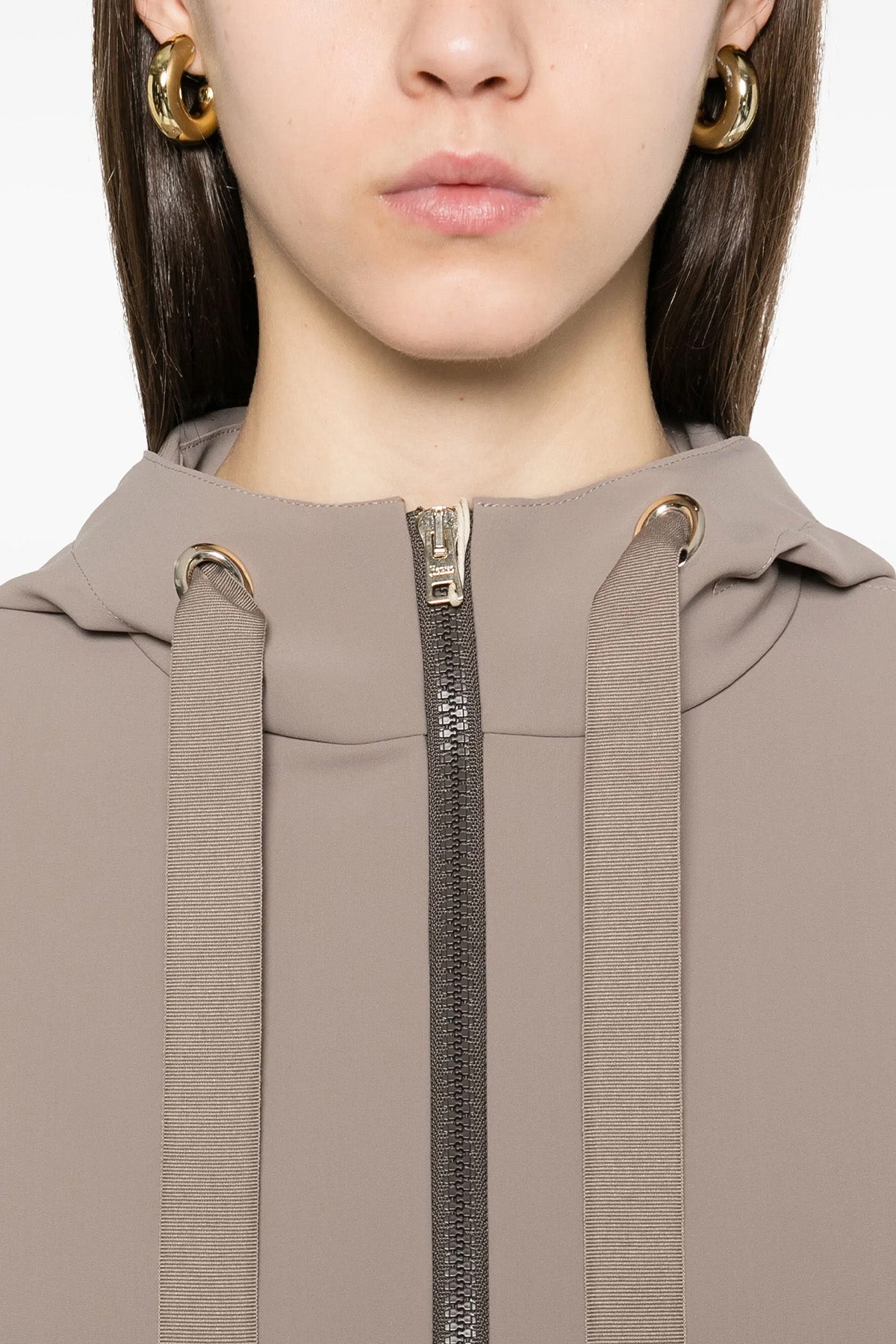 Herno Regular Fit Kapüşonlu Streç Ceket