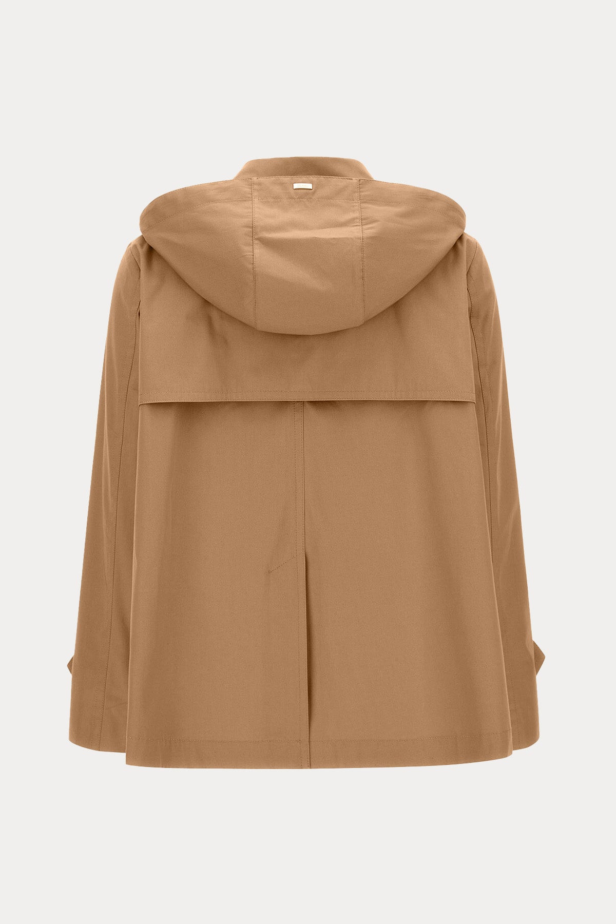 Herno Regular Fit Kapüşonlu Kruvaze Trençkot