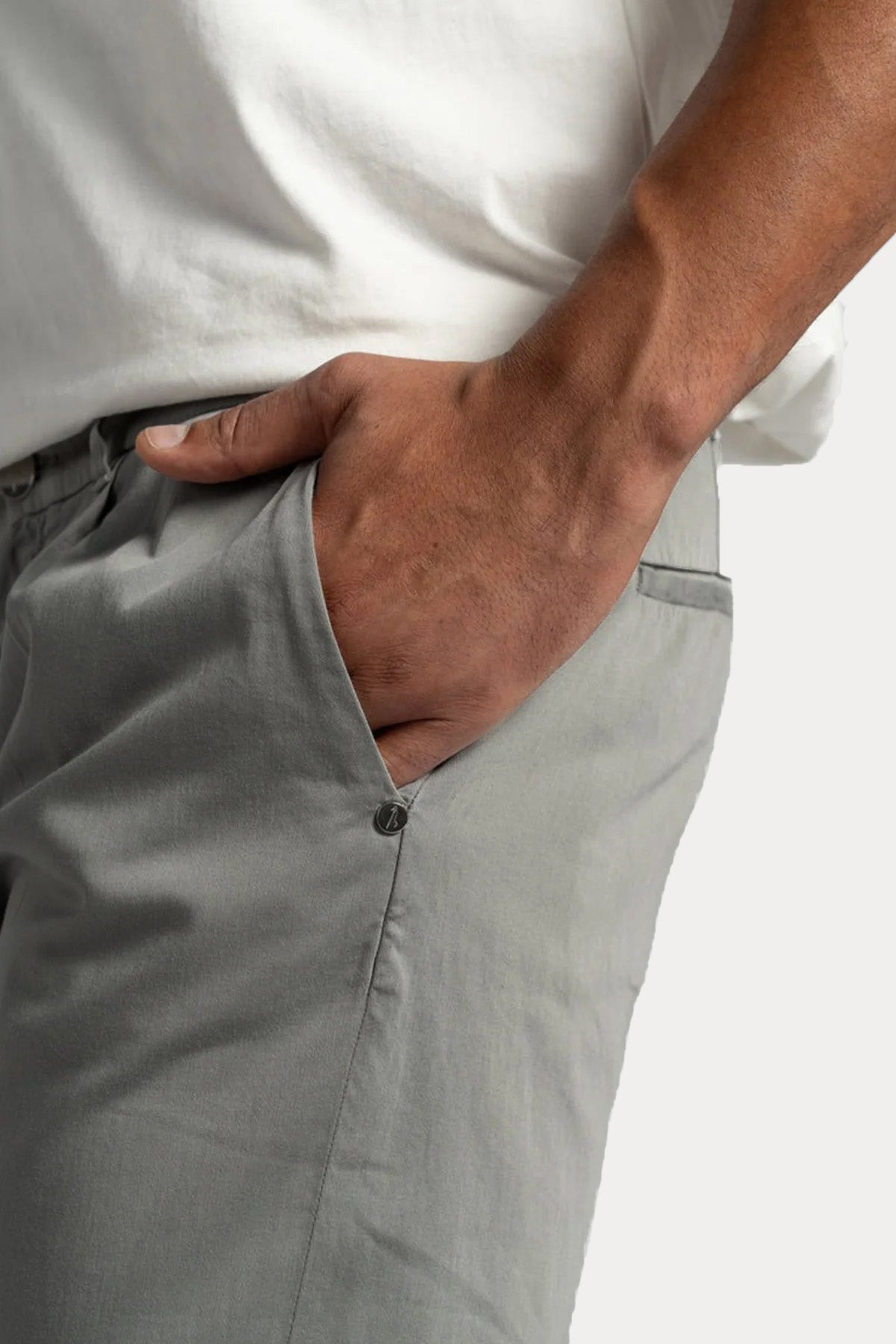 Goldgarn Hafen Cool Fit Tek Pile Beli Lastikli Yandan Cepli Pantolon-Pantolon-Libas