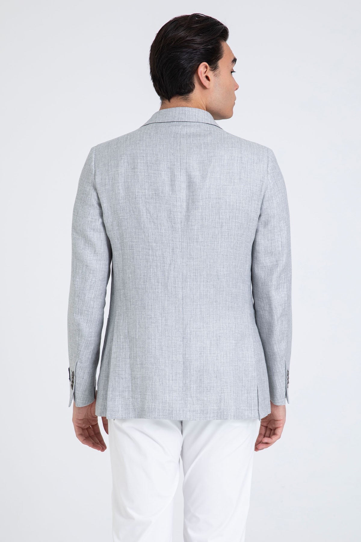 Tombolini Spor Cepli Keten Blazer Ceket