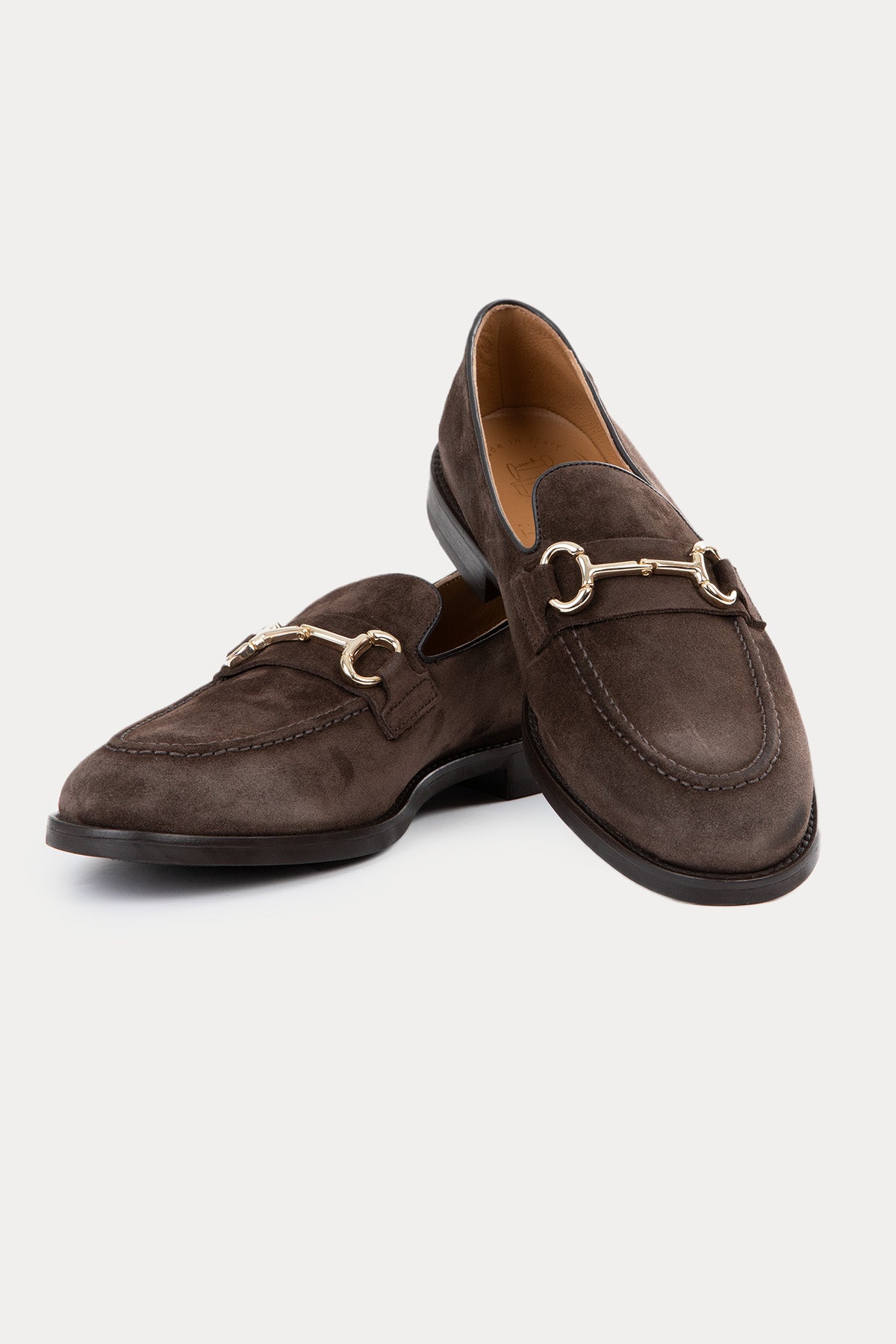 Alexander Hotto Metal Tokalı Süet Loafer Ayakkabı