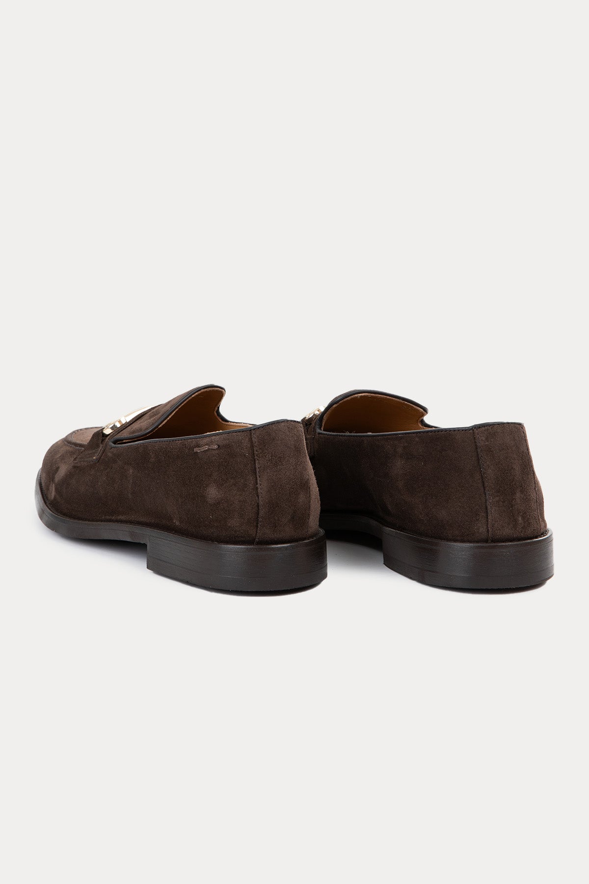 Alexander Hotto Metal Tokalı Süet Loafer Ayakkabı