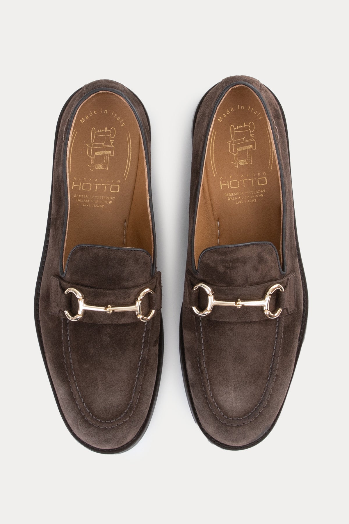 Alexander Hotto Metal Tokalı Süet Loafer Ayakkabı