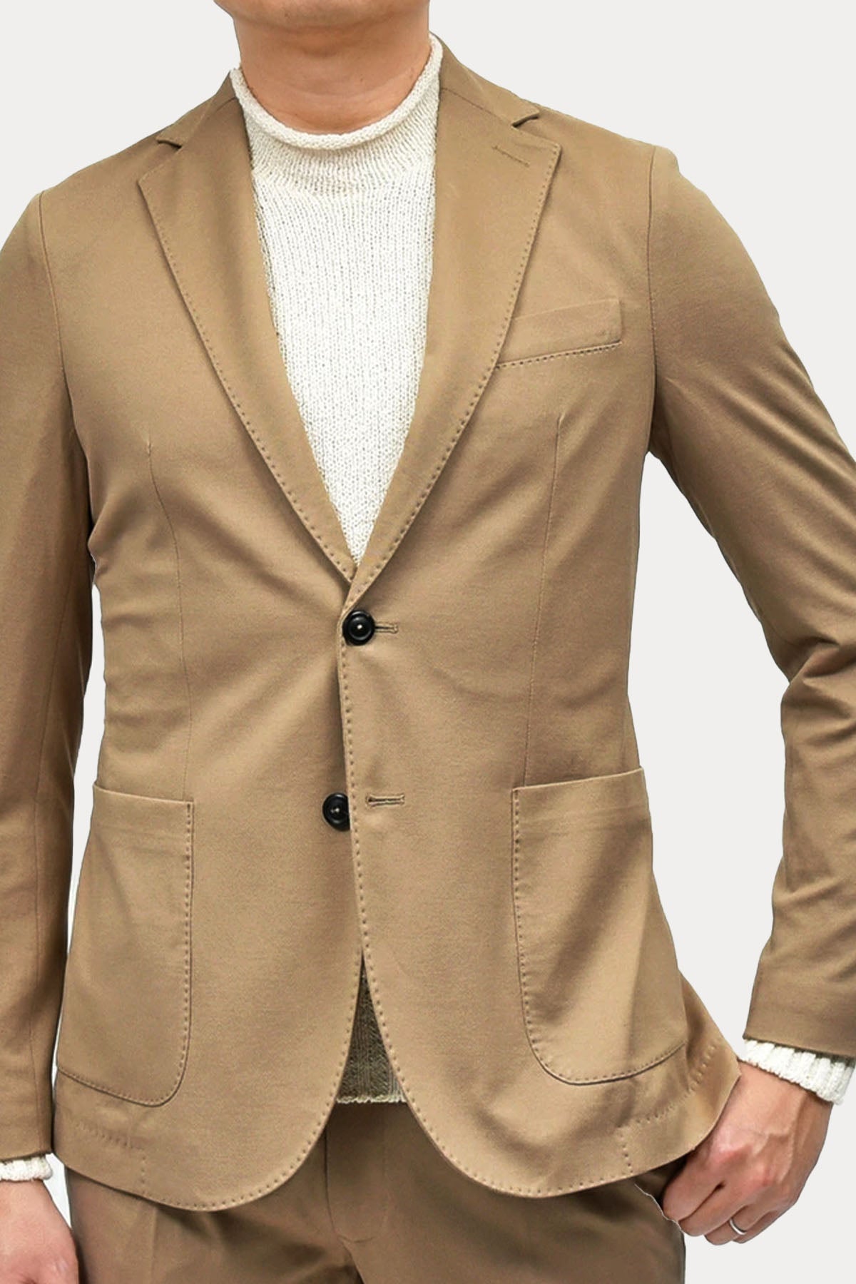 Circolo 1901 Spor Cepli Streç Blazer Ceket-Ceket-Libas